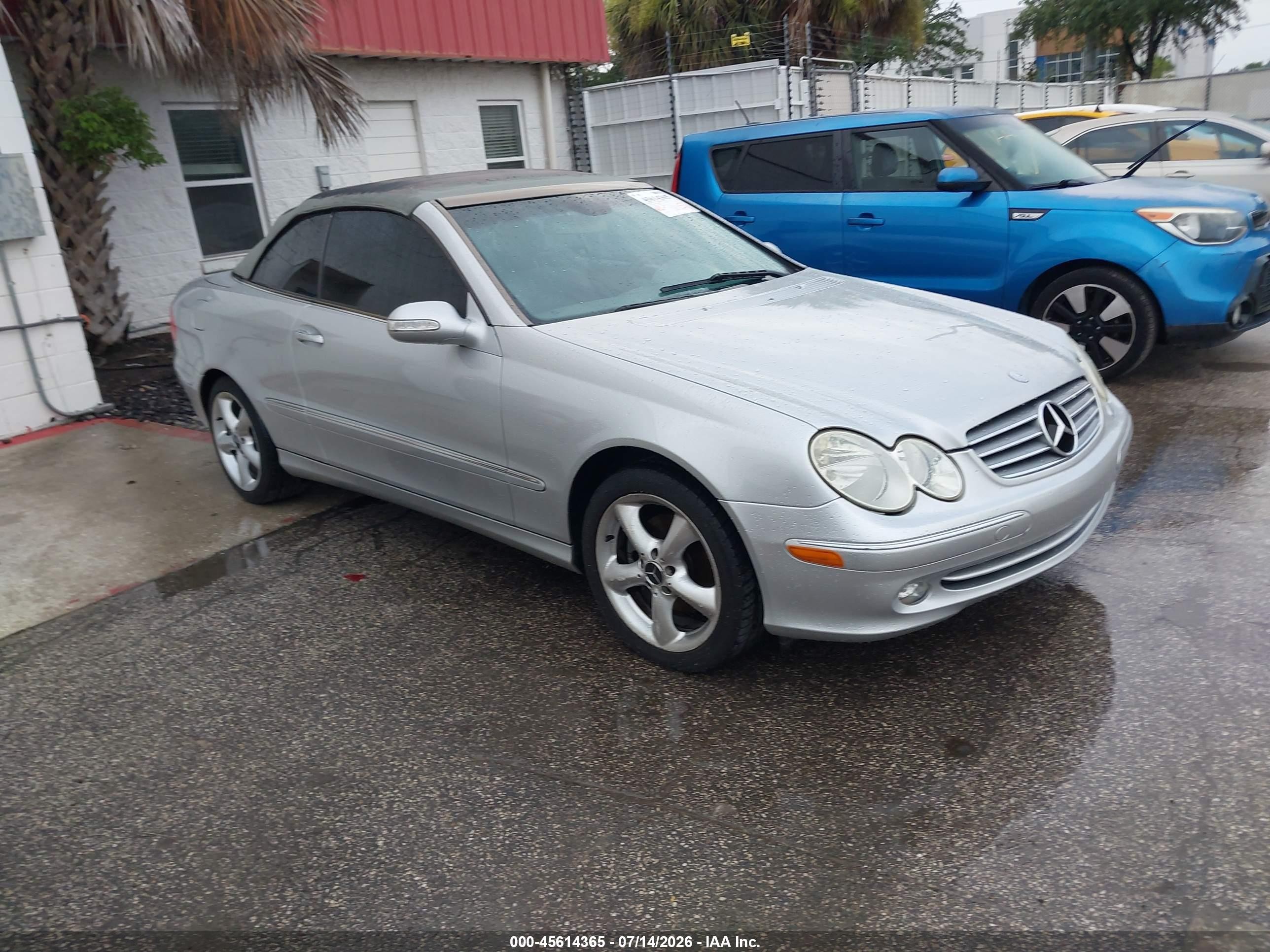 2005 Mercedes-benz Clk 320   Серебряный vin: WDBTK65J25F136743