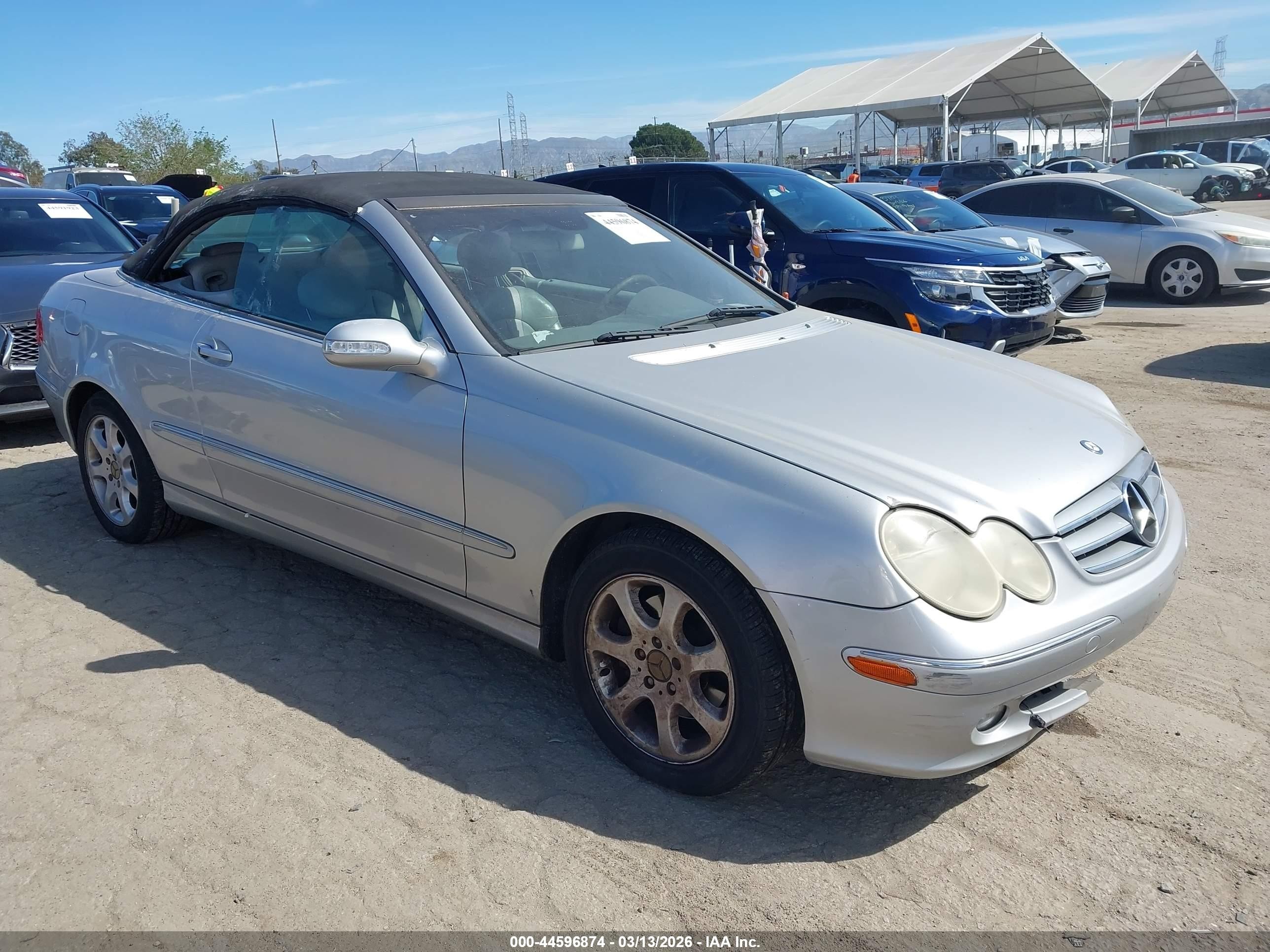 2005 Mercedes-benz Clk 320   Серый vin: WDBTK65J65F117306