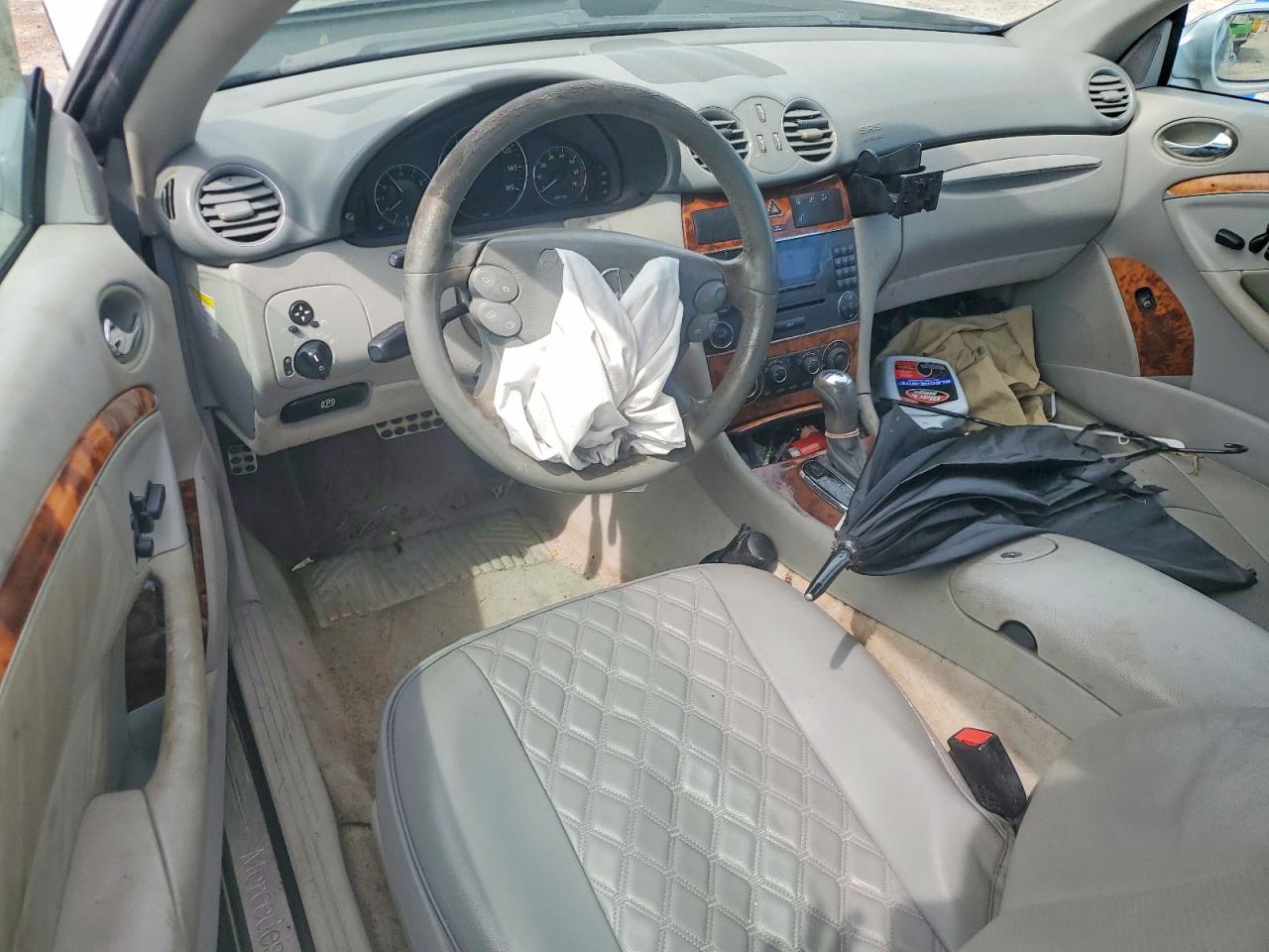 2005 Mercedes-benz Clk 320 Silver vin: WDBTK65J75F131747