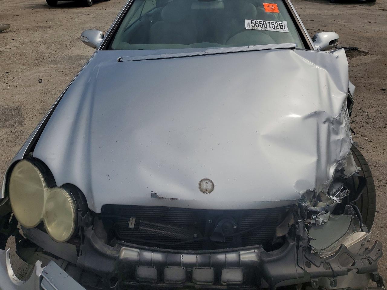 2005 Mercedes-benz Clk 320 Silver vin: WDBTK65J75F131747