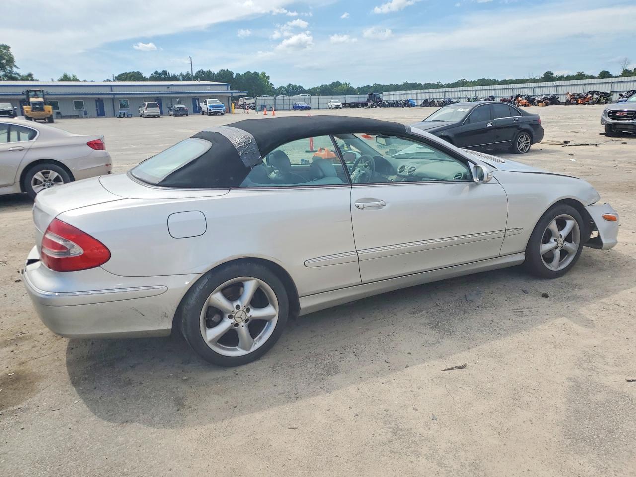 2005 Mercedes-benz Clk 320 Silver vin: WDBTK65J75F131747