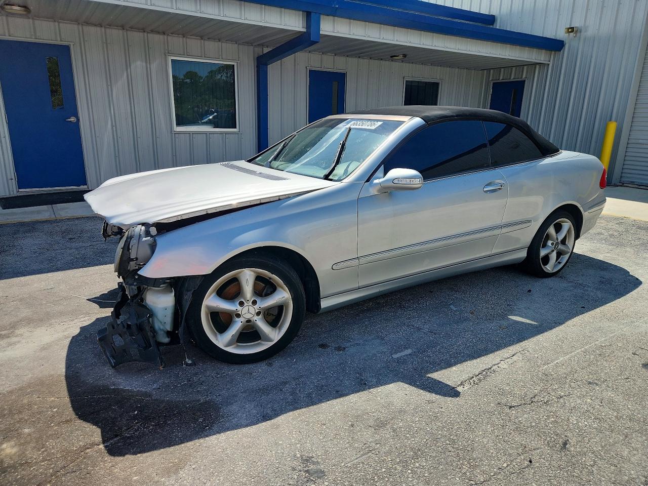 2005 Mercedes-benz Clk 320 Silver vin: WDBTK65J85F133491