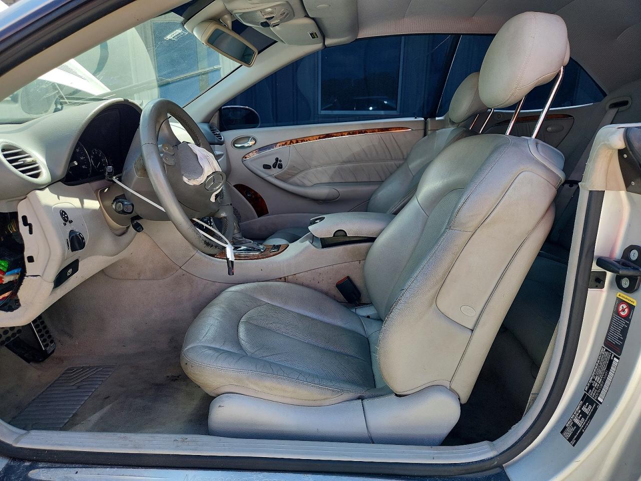 2005 Mercedes-benz Clk 320 Silver vin: WDBTK65J85F133491