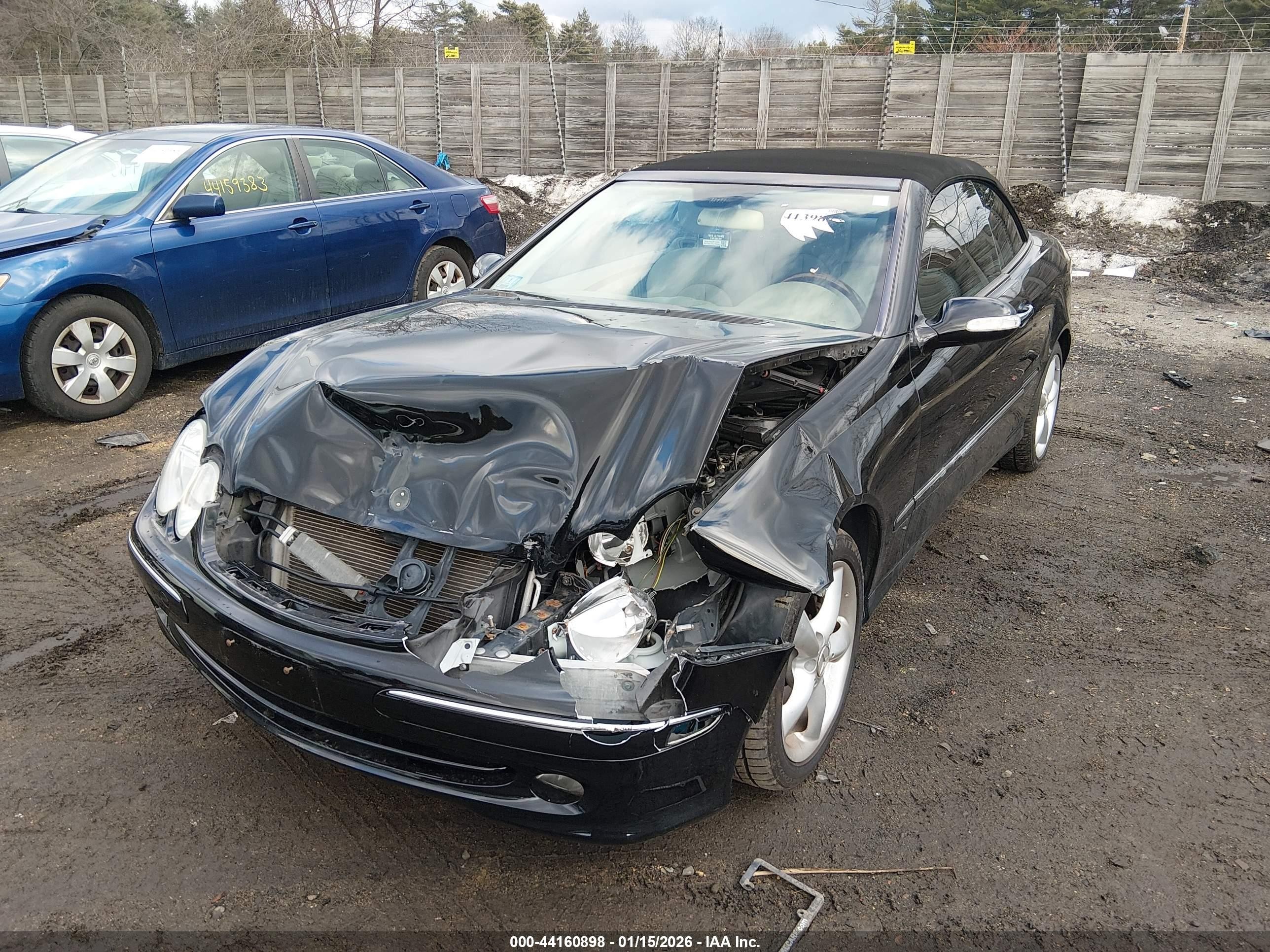 2005 Mercedes-benz Clk 320   Black vin: WDBTK65JX5F147294