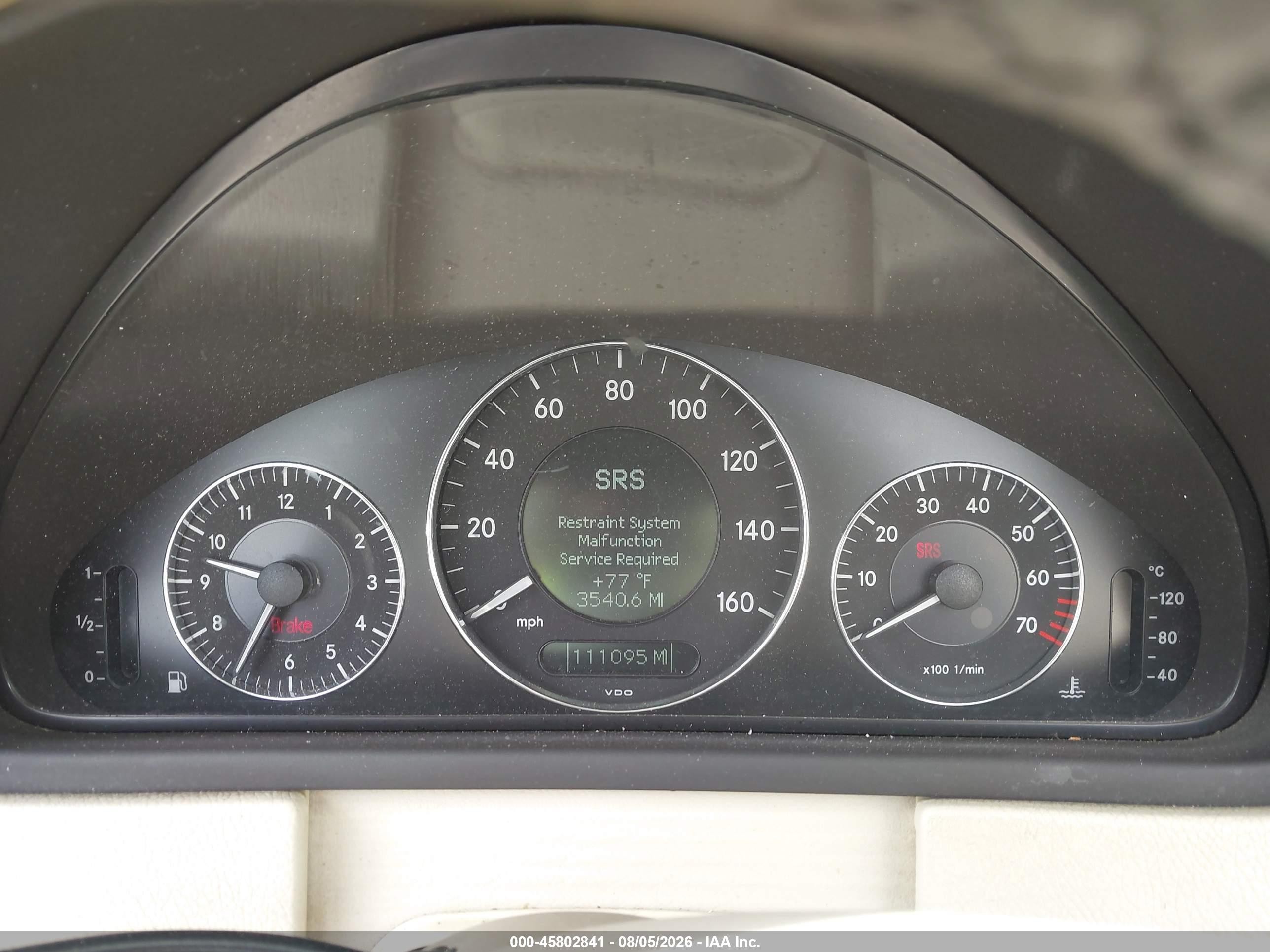 2008 Mercedes-benz Clk 550   Серый vin: WDBTK72F18T091211