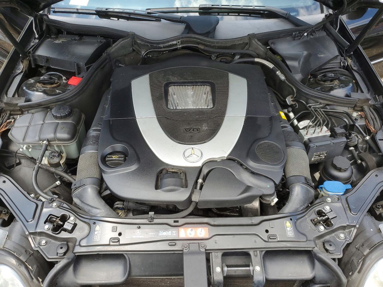 2007 Mercedes-benz Clk 550 Black vin: WDBTK72F27T079437