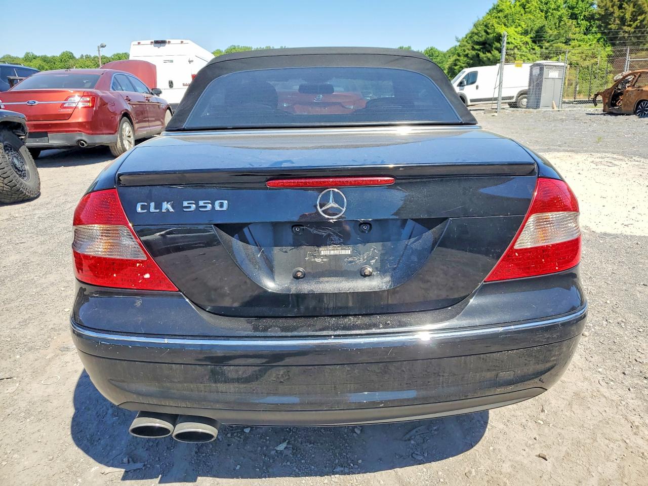 2009 Mercedes-benz Clk 550 Black vin: WDBTK72F49T101960