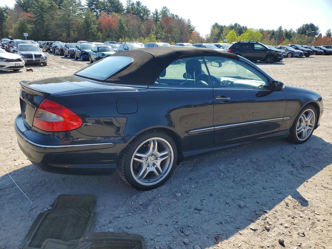 2009 Mercedes-benz Clk 550 Black vin: WDBTK72F79T101094