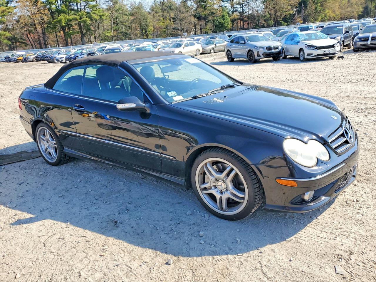 2009 Mercedes-benz Clk 550 Black vin: WDBTK72F79T101094