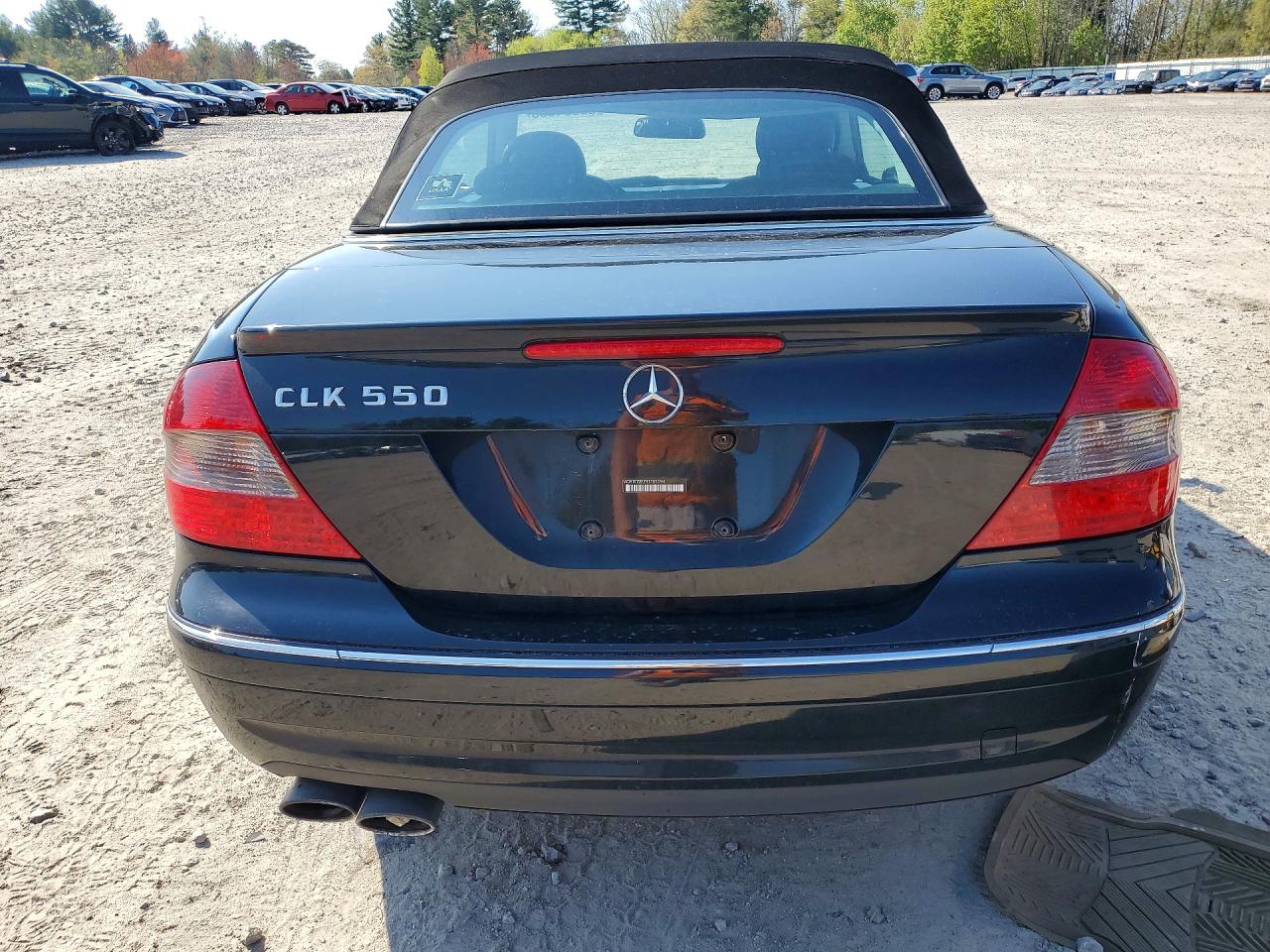 2009 Mercedes-benz Clk 550 Black vin: WDBTK72F79T101094