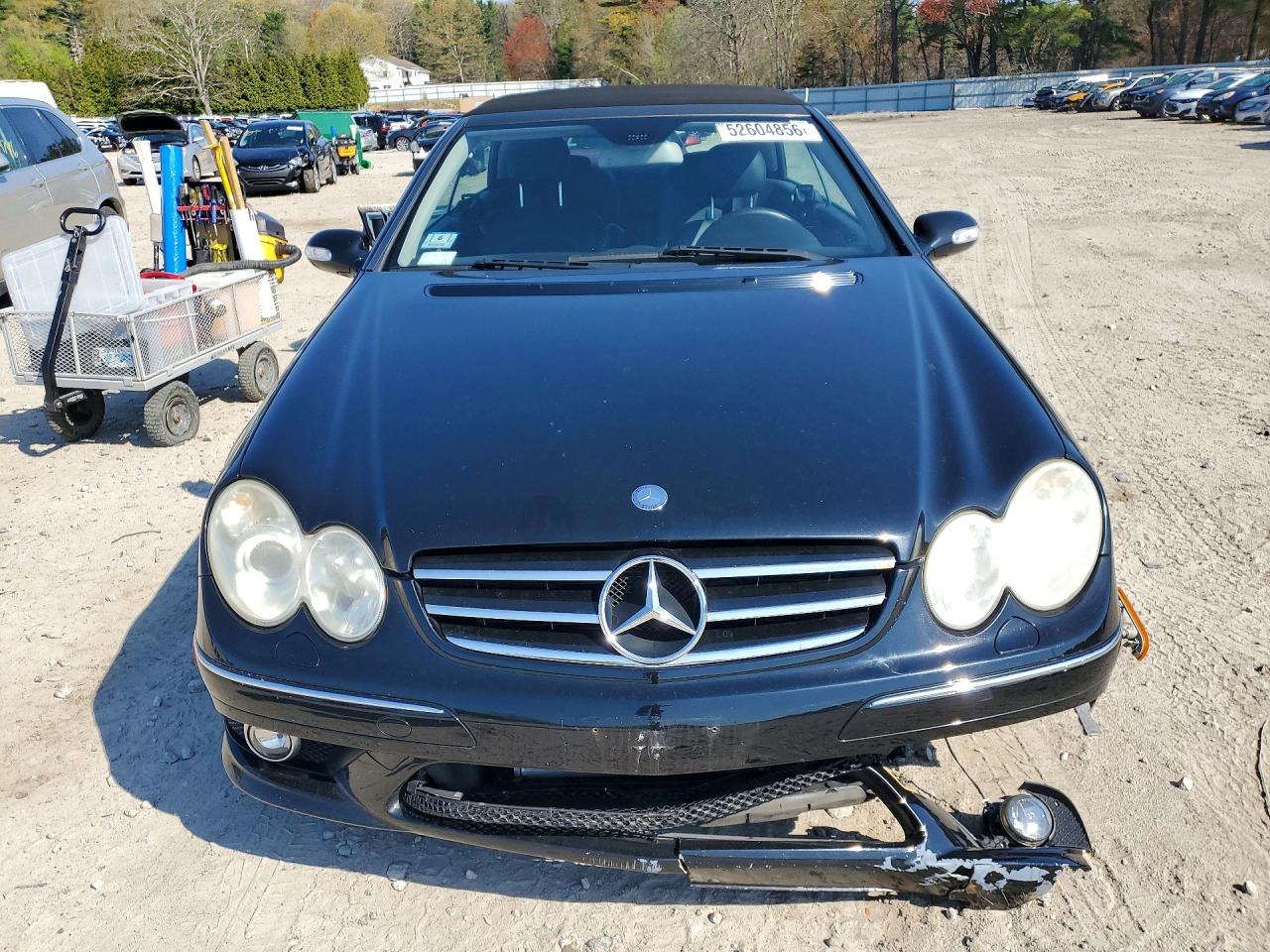 2009 Mercedes-benz Clk 550 Black vin: WDBTK72F79T101094