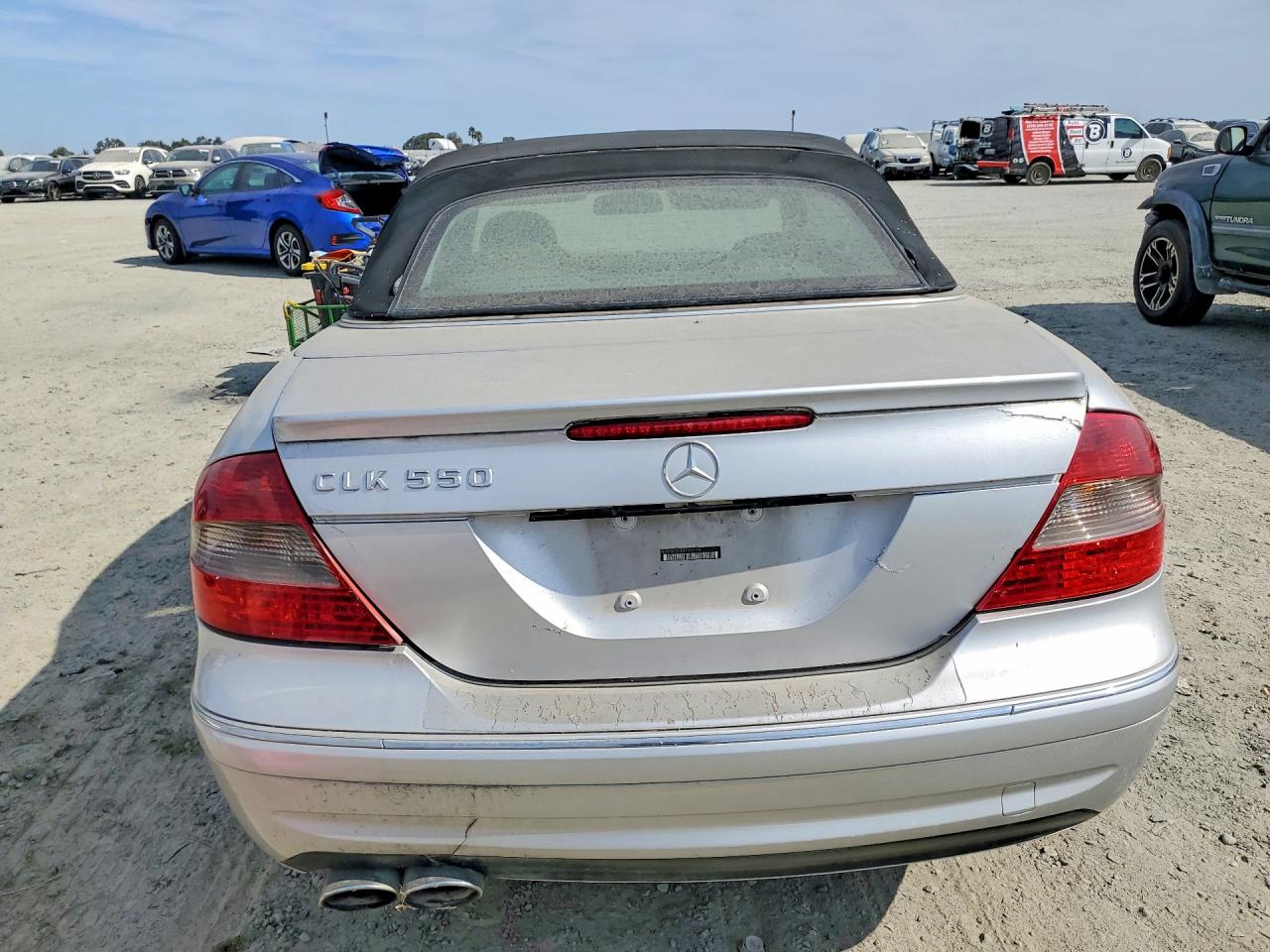 2009 Mercedes-benz Clk 550 Silver vin: WDBTK72G89T101176