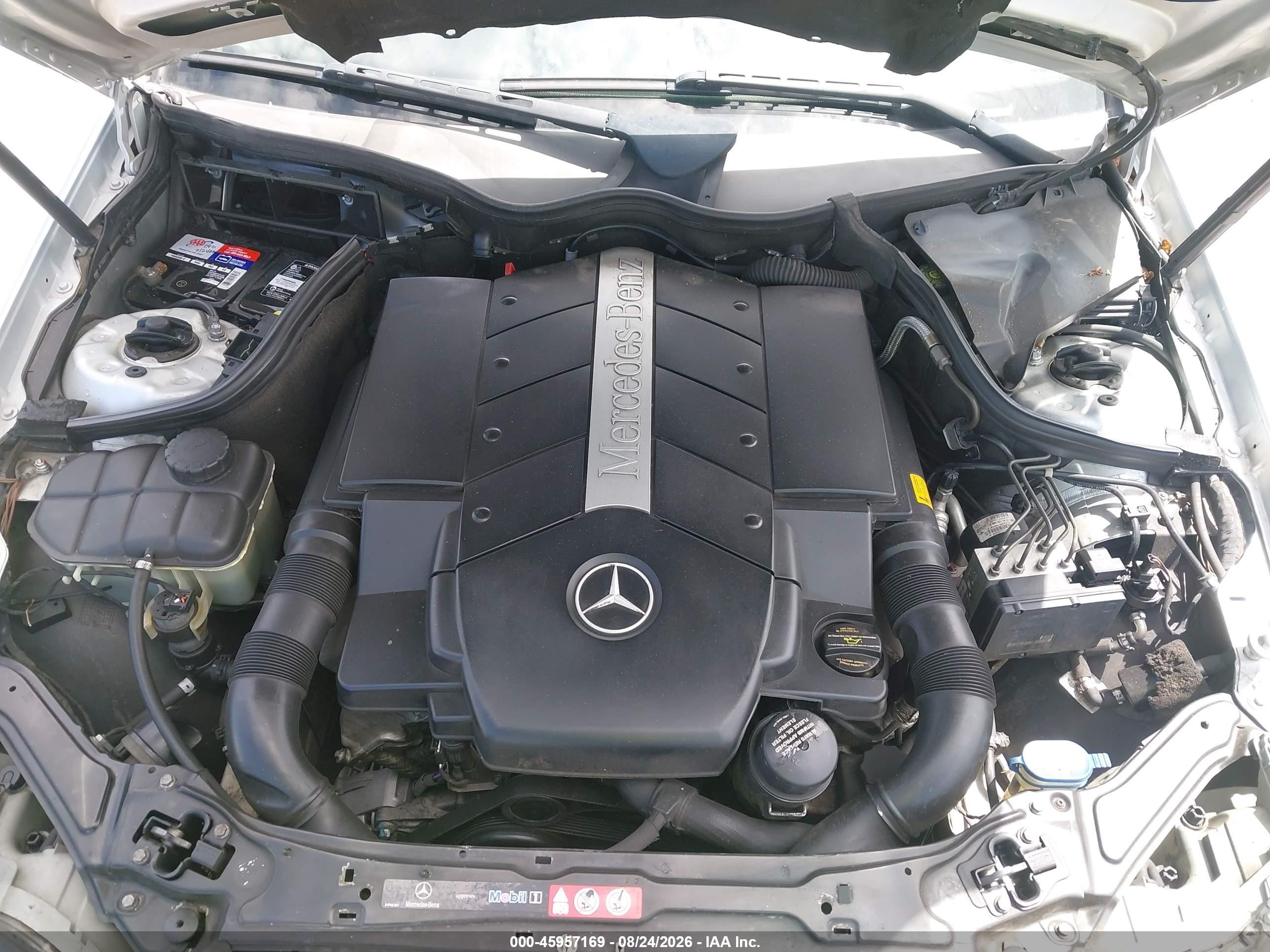 2006 Mercedes-benz Clk 500   Silver vin: WDBTK75G06T061456