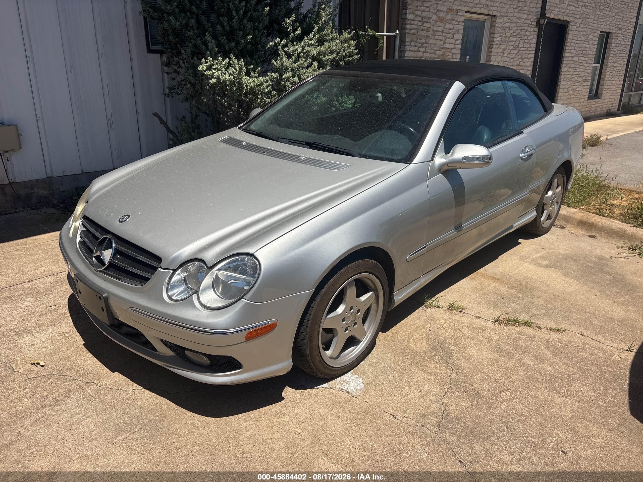 2004 Mercedes-benz Clk 500 Silver vin: WDBTK75G14T024140