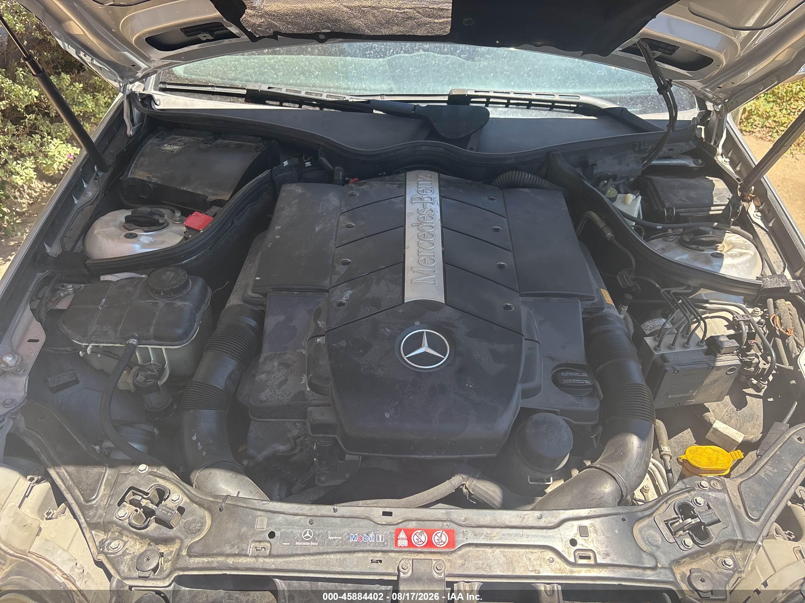 2004 Mercedes-benz Clk 500 Silver vin: WDBTK75G14T024140