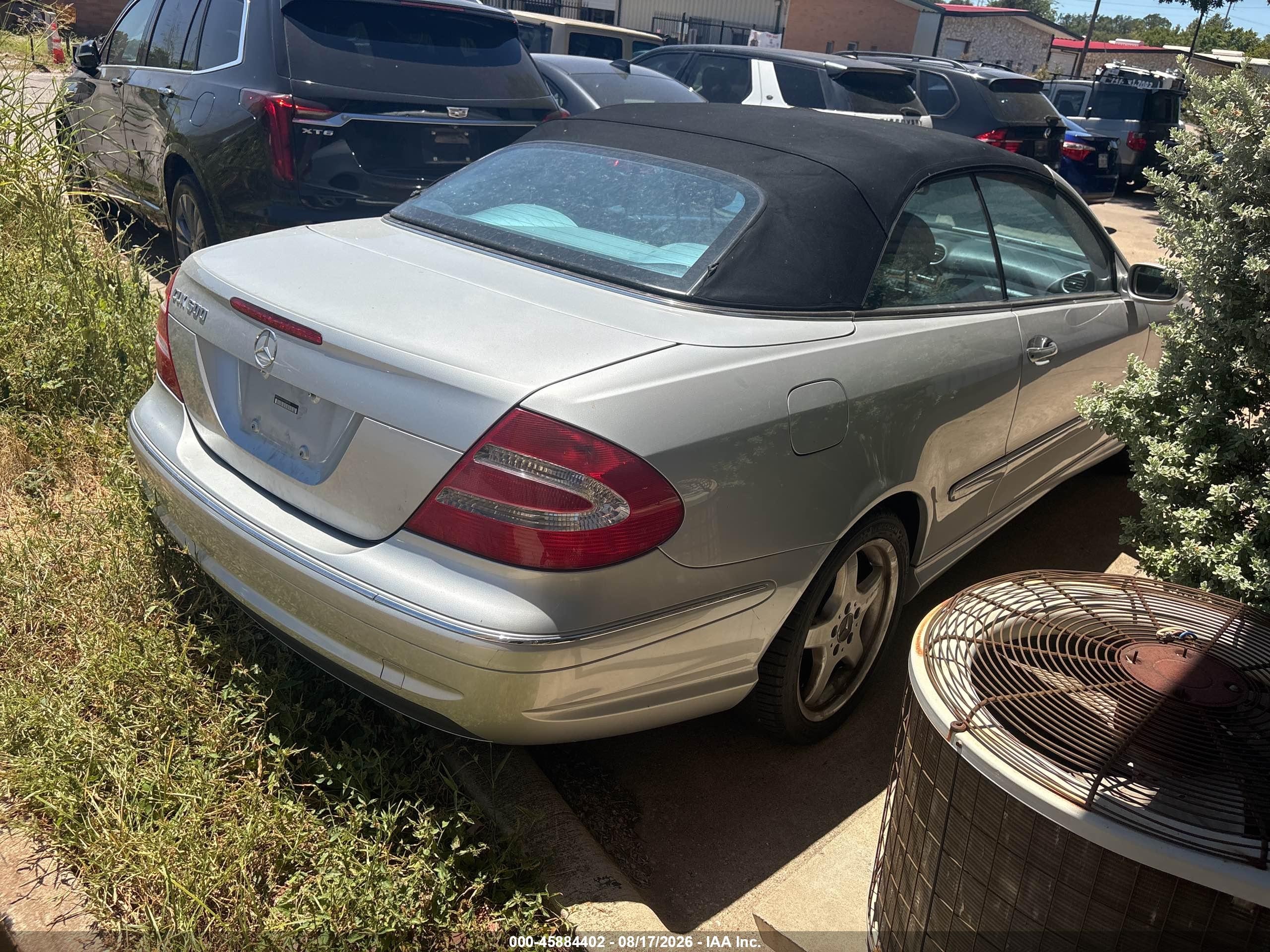 2004 Mercedes-benz Clk 500 Silver vin: WDBTK75G14T024140