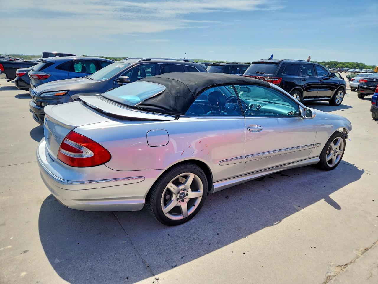 2005 Mercedes-benz Clk 500 Silver vin: WDBTK75G35T035402