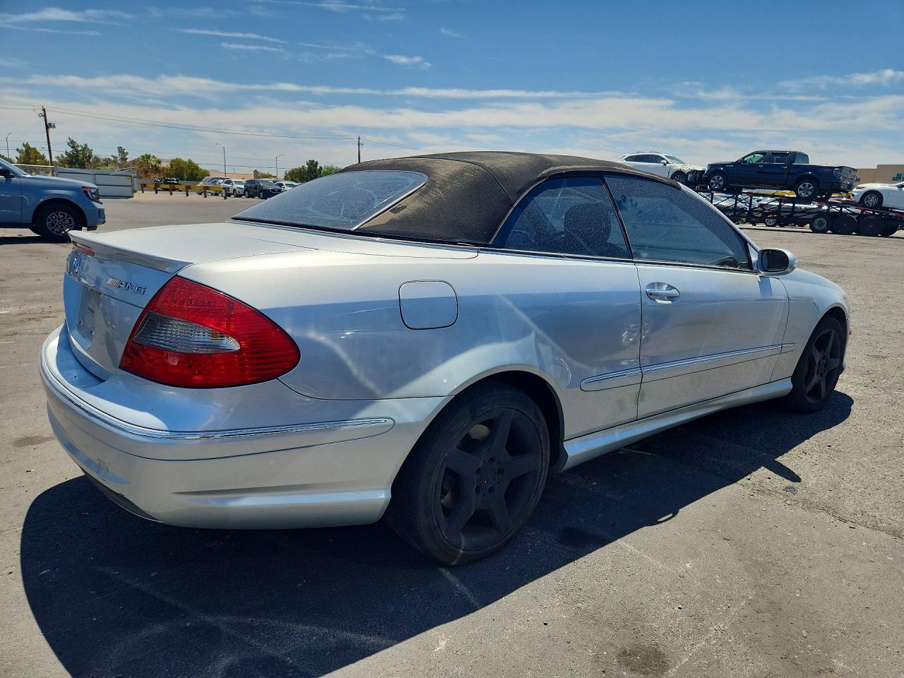 2006 Mercedes-benz Clk 500 Silver vin: WDBTK75G46T062108