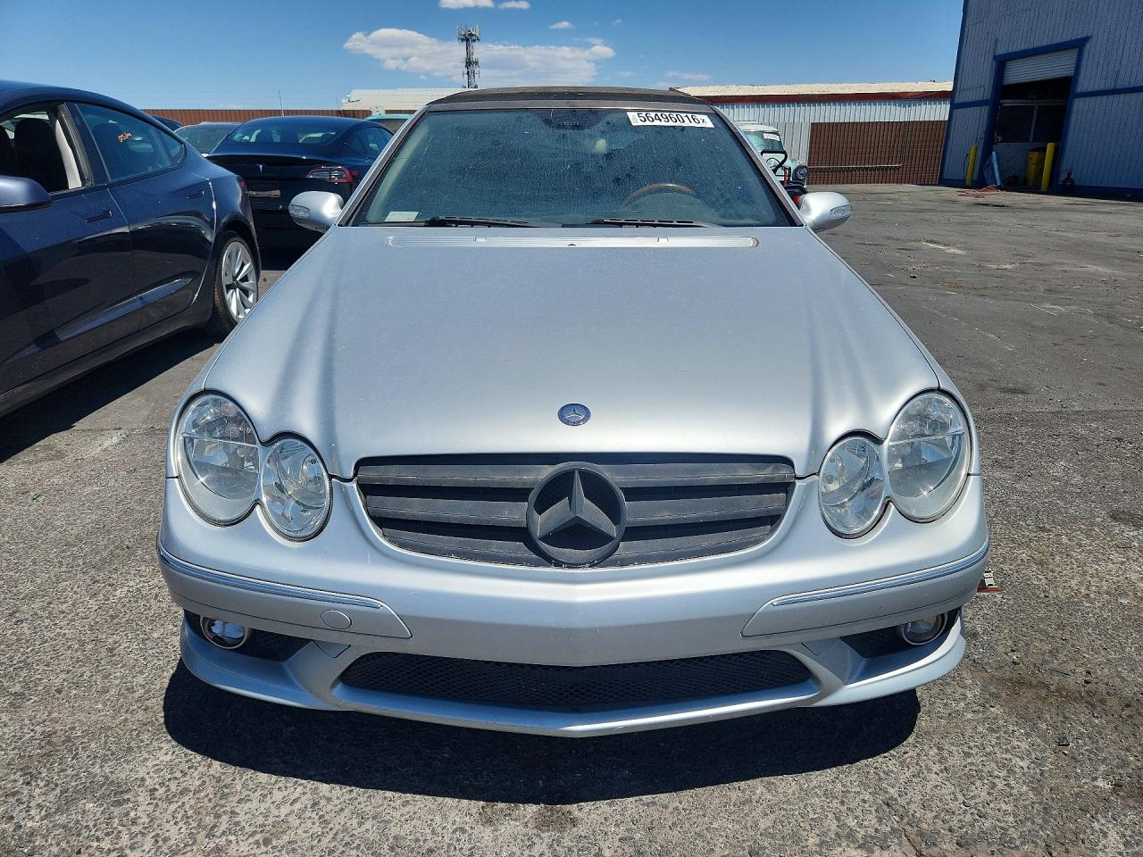 2006 Mercedes-benz Clk 500 Silver vin: WDBTK75G46T062108