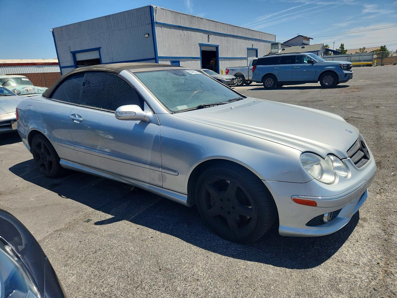 2006 Mercedes-benz Clk 500 Silver vin: WDBTK75G46T062108