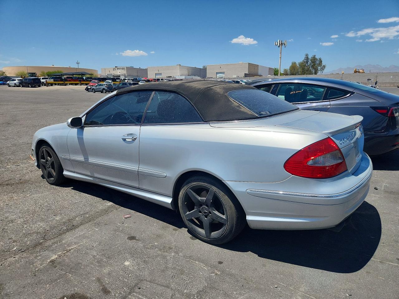 2006 Mercedes-benz Clk 500 Silver vin: WDBTK75G46T062108