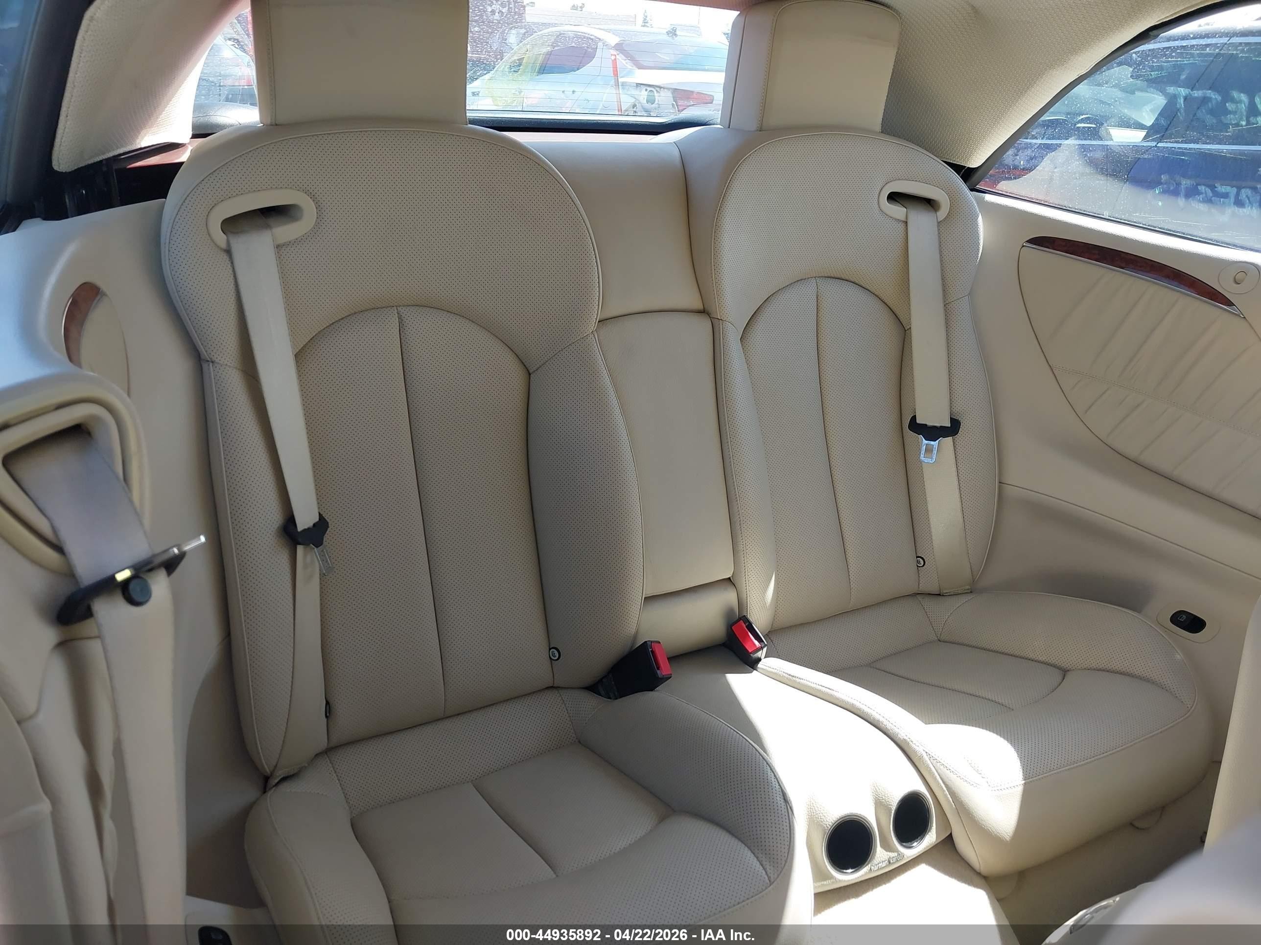 2006 Mercedes-benz Clk 500 Red vin: WDBTK75G46T067308