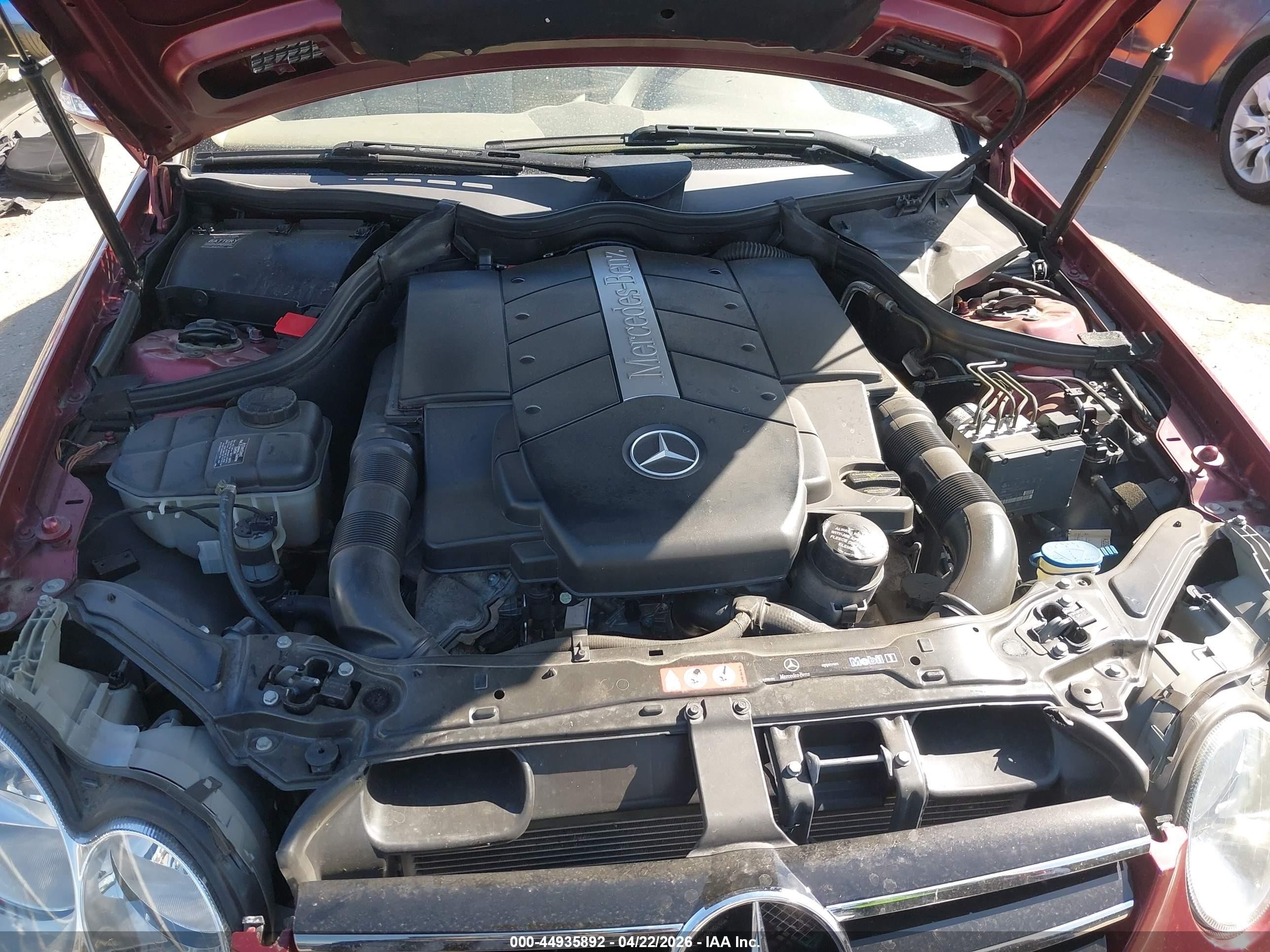 2006 Mercedes-benz Clk 500 Red vin: WDBTK75G46T067308