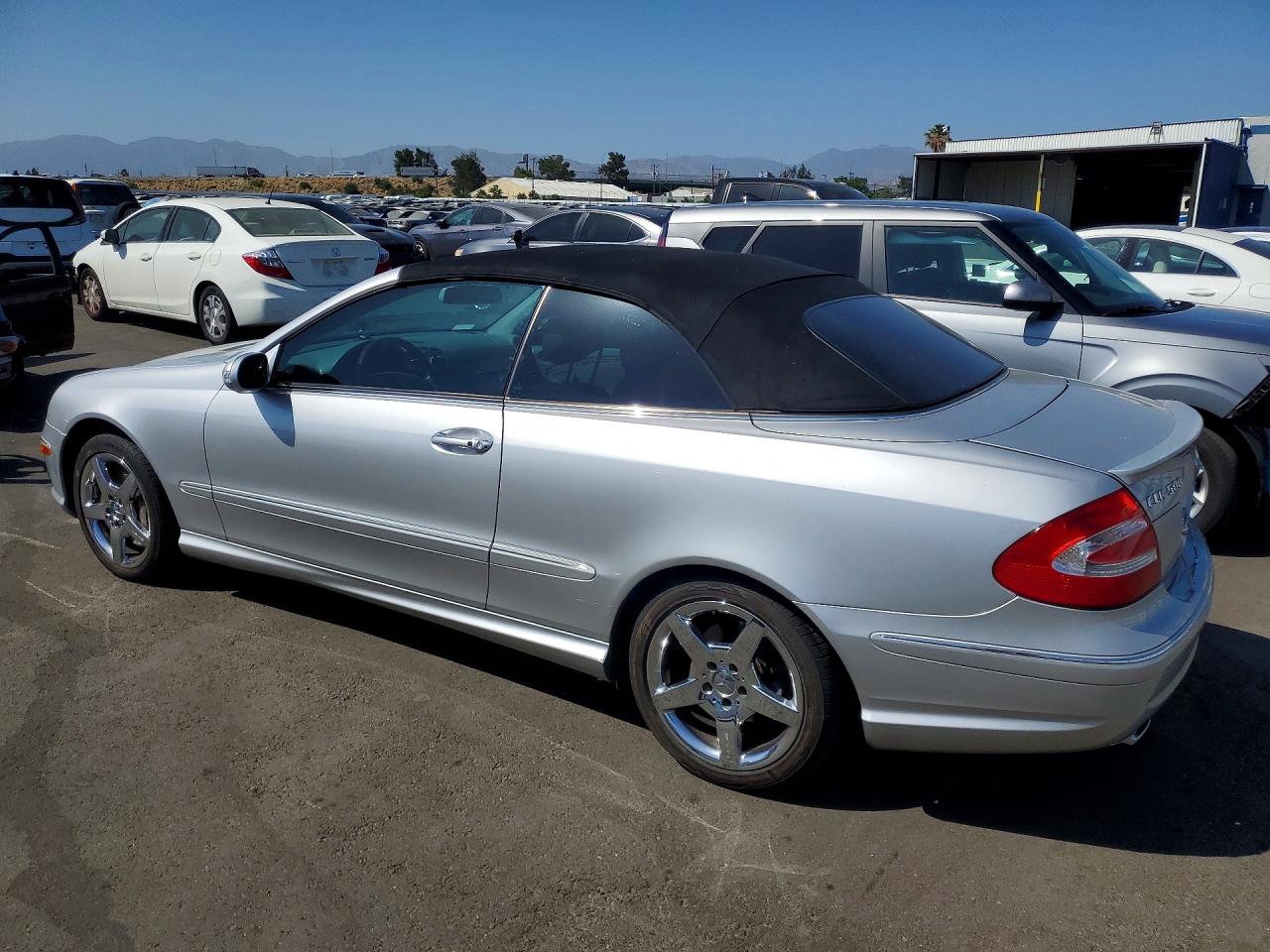 2005 Mercedes-benz Clk 500 Silver vin: WDBTK75G55T042609
