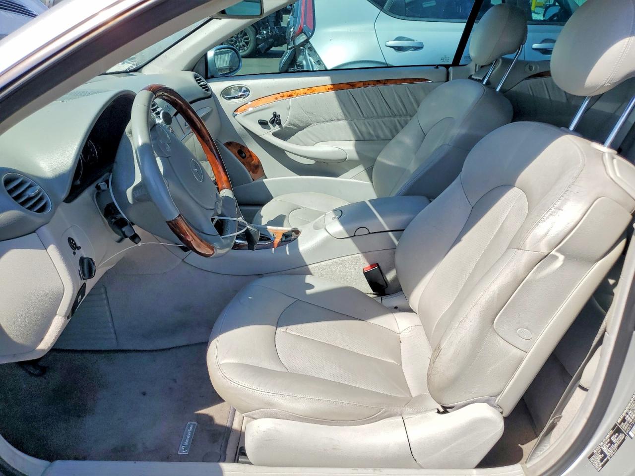2005 Mercedes-benz Clk 500 Silver vin: WDBTK75G55T042609