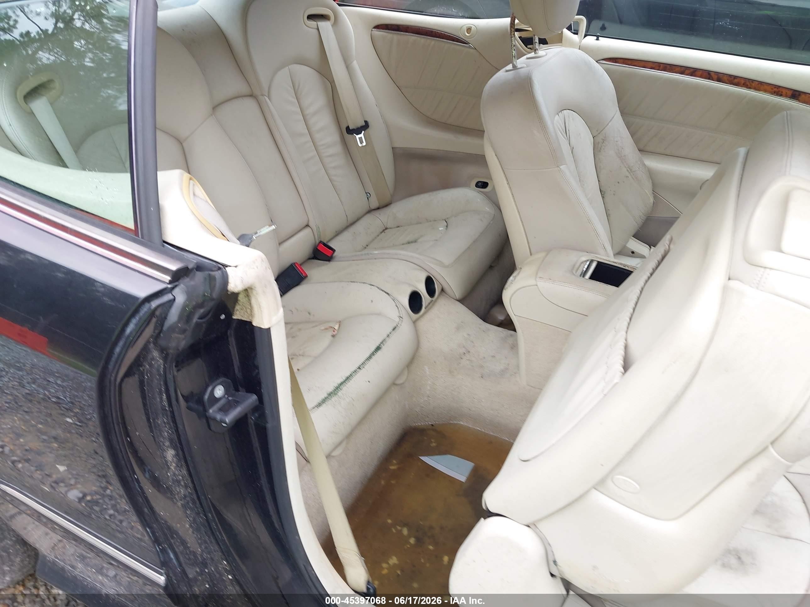 2006 Mercedes-benz Clk 500   Black vin: WDBTK75G66T064622