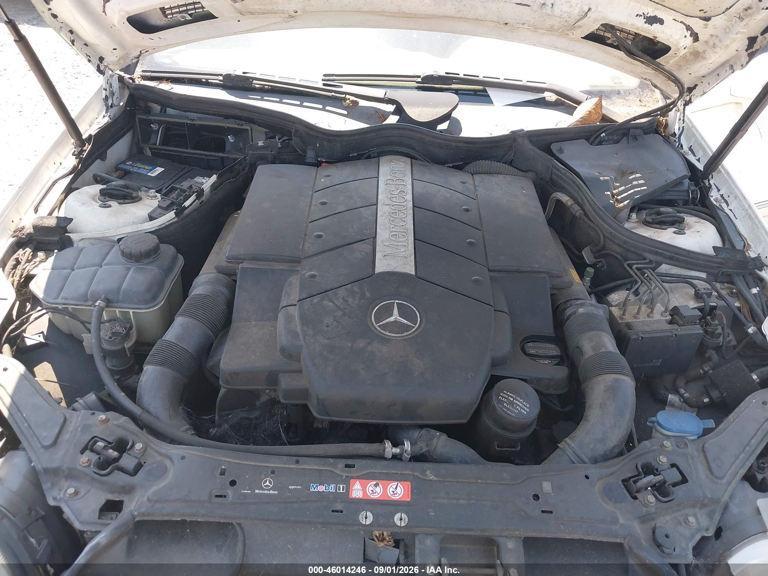 2006 Mercedes-benz Clk 500   White vin: WDBTK75G76T058487