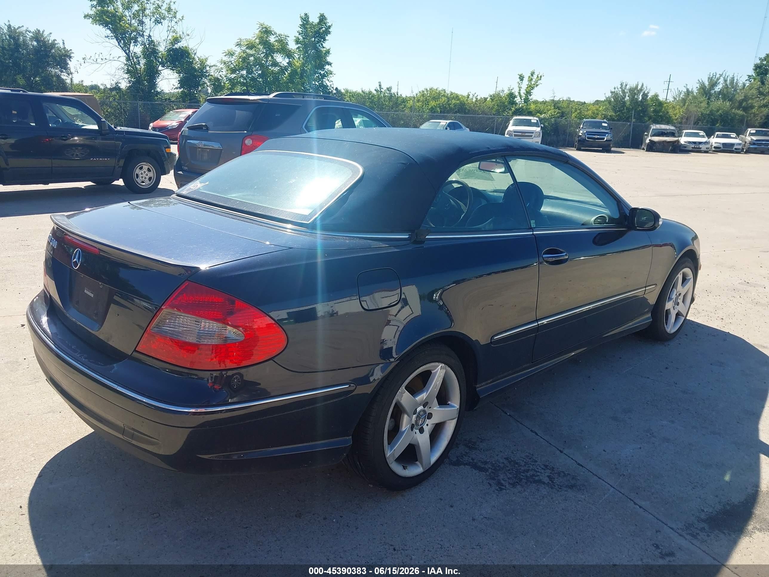 2006 Mercedes-benz Clk 500   Blue vin: WDBTK75G76T059848
