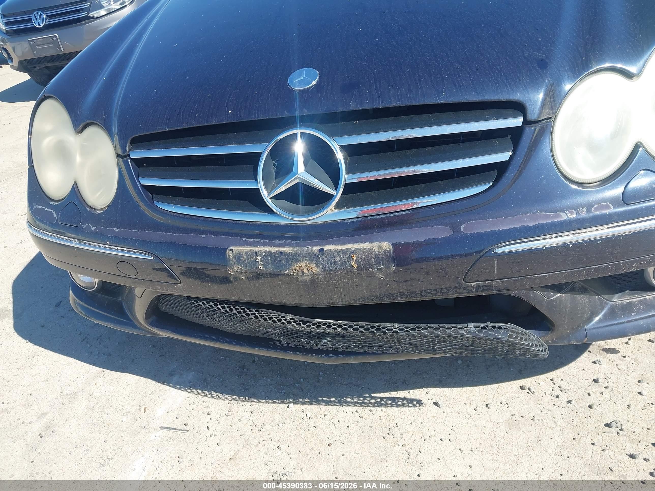 2006 Mercedes-benz Clk 500   Blue vin: WDBTK75G76T059848
