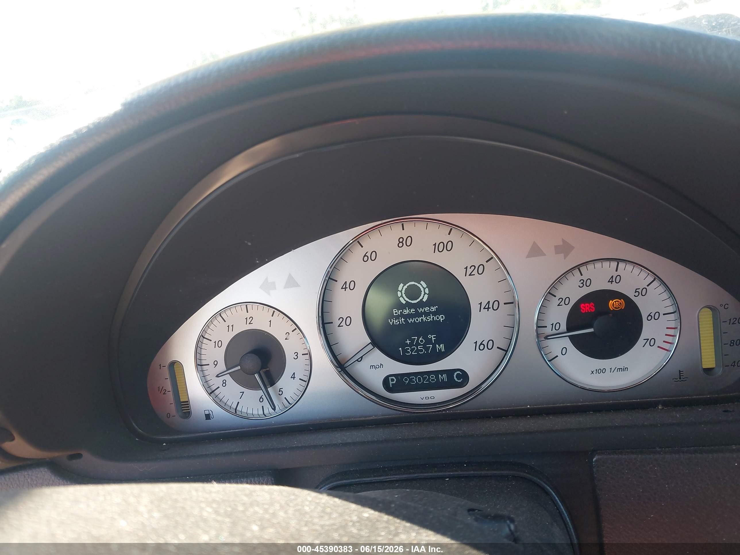 2006 Mercedes-benz Clk 500   Blue vin: WDBTK75G76T059848