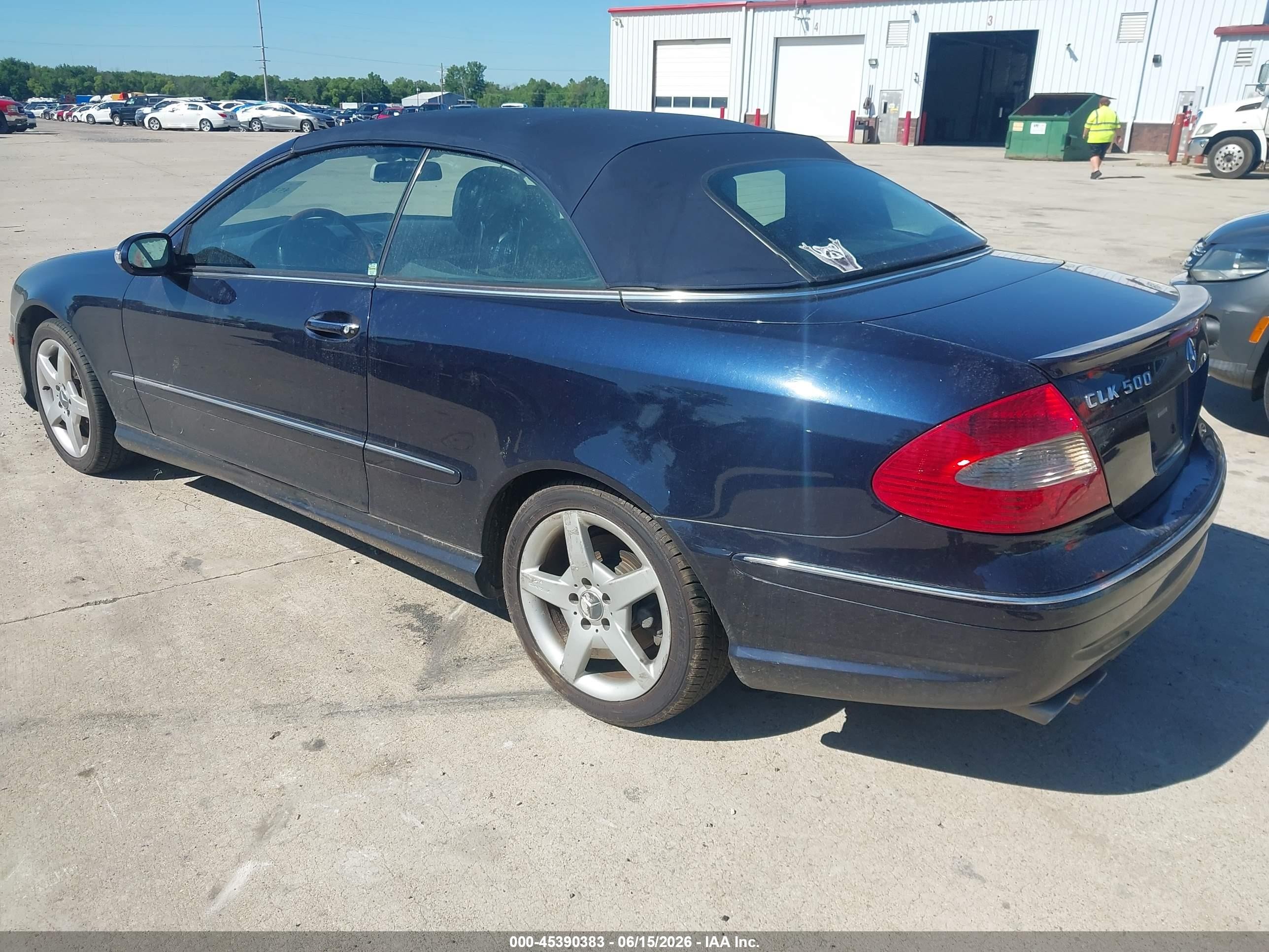 2006 Mercedes-benz Clk 500   Blue vin: WDBTK75G76T059848