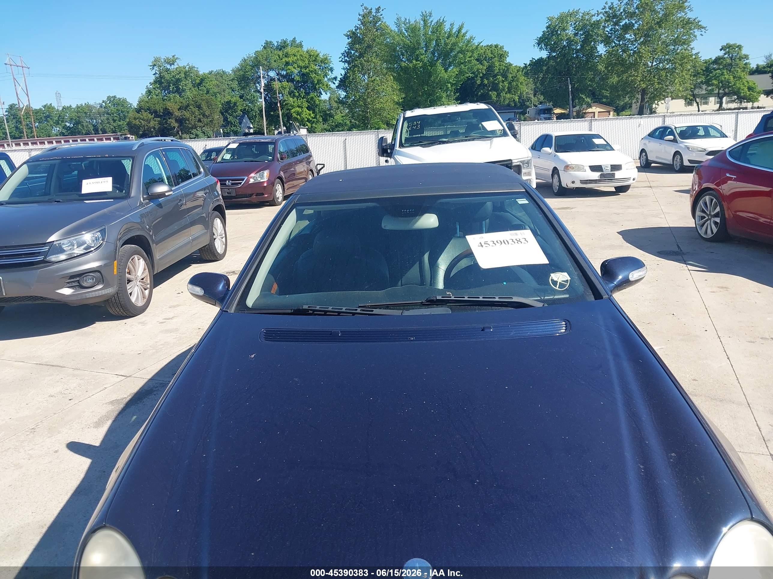 2006 Mercedes-benz Clk 500   Blue vin: WDBTK75G76T059848