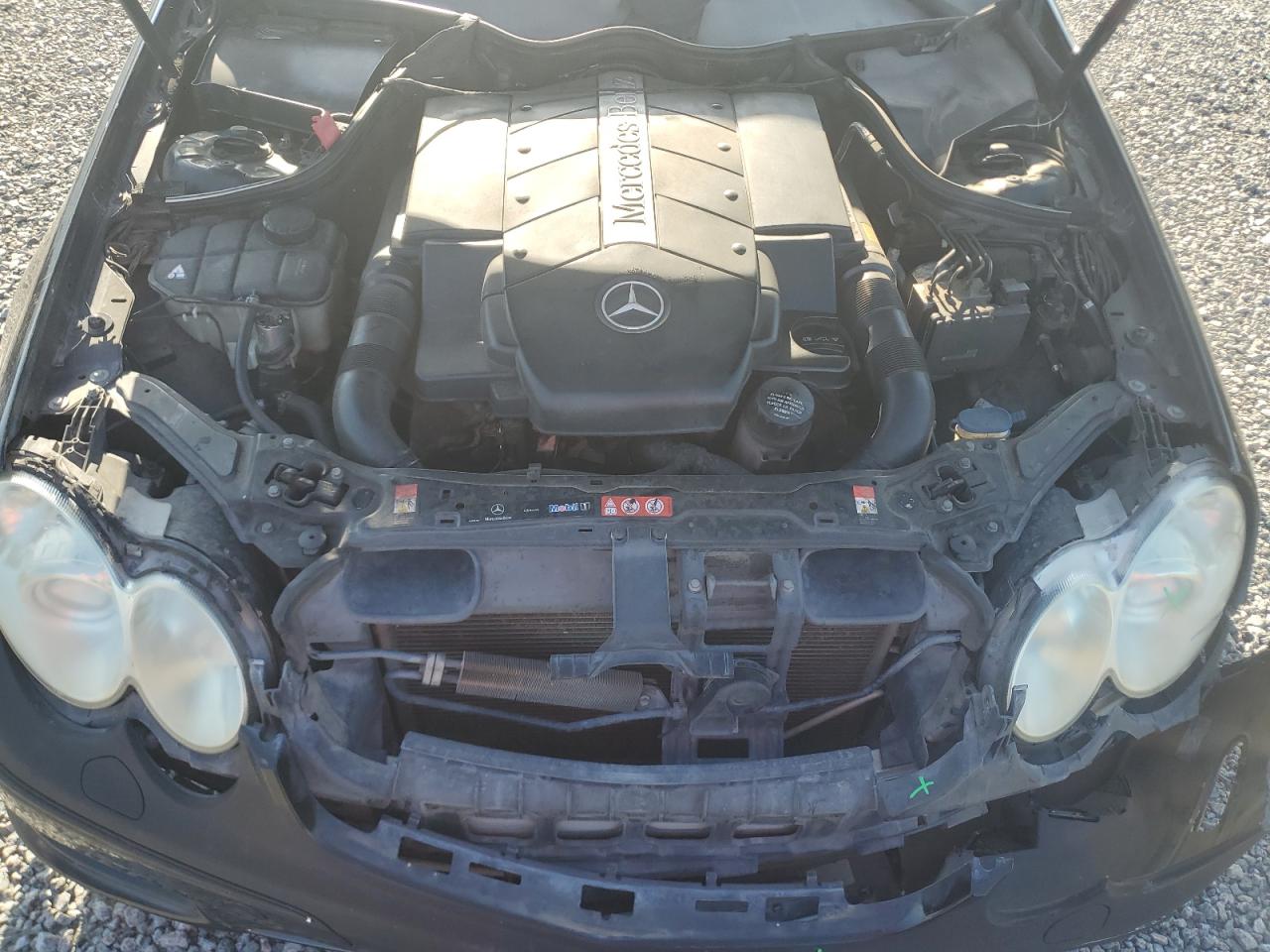 2006 Mercedes-benz Clk 500 Black vin: WDBTK75G76T072017