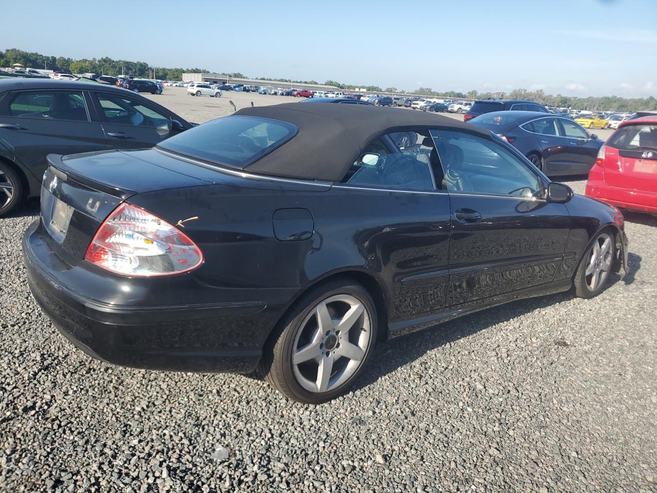 2006 Mercedes-benz Clk 500 Black vin: WDBTK75G76T072017