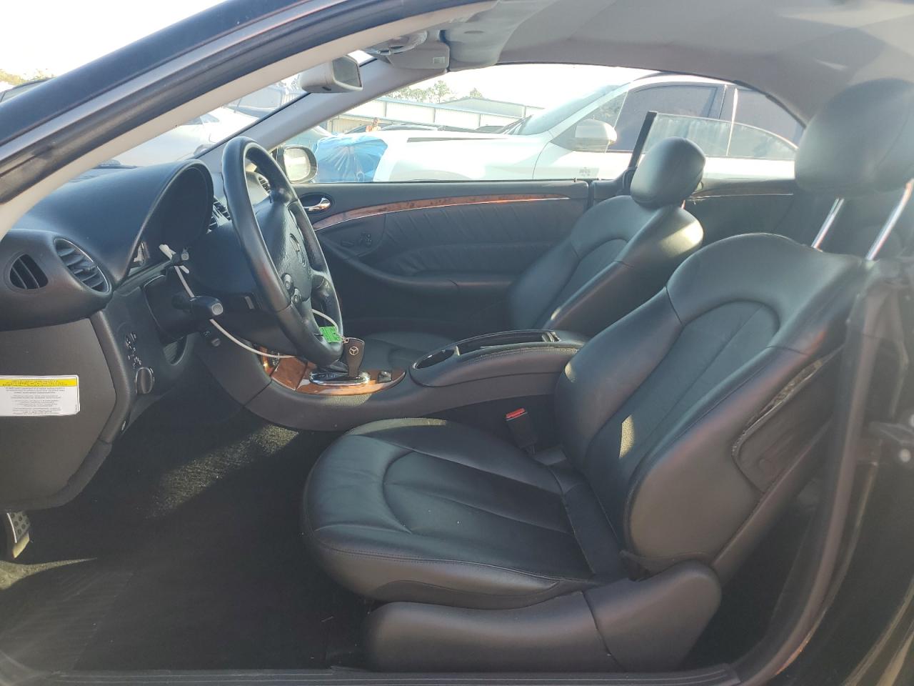 2006 Mercedes-benz Clk 500 Black vin: WDBTK75G76T072017