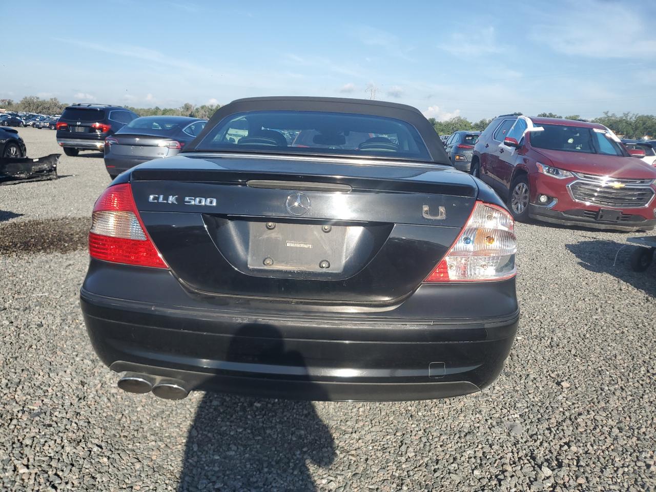 2006 Mercedes-benz Clk 500 Black vin: WDBTK75G76T072017