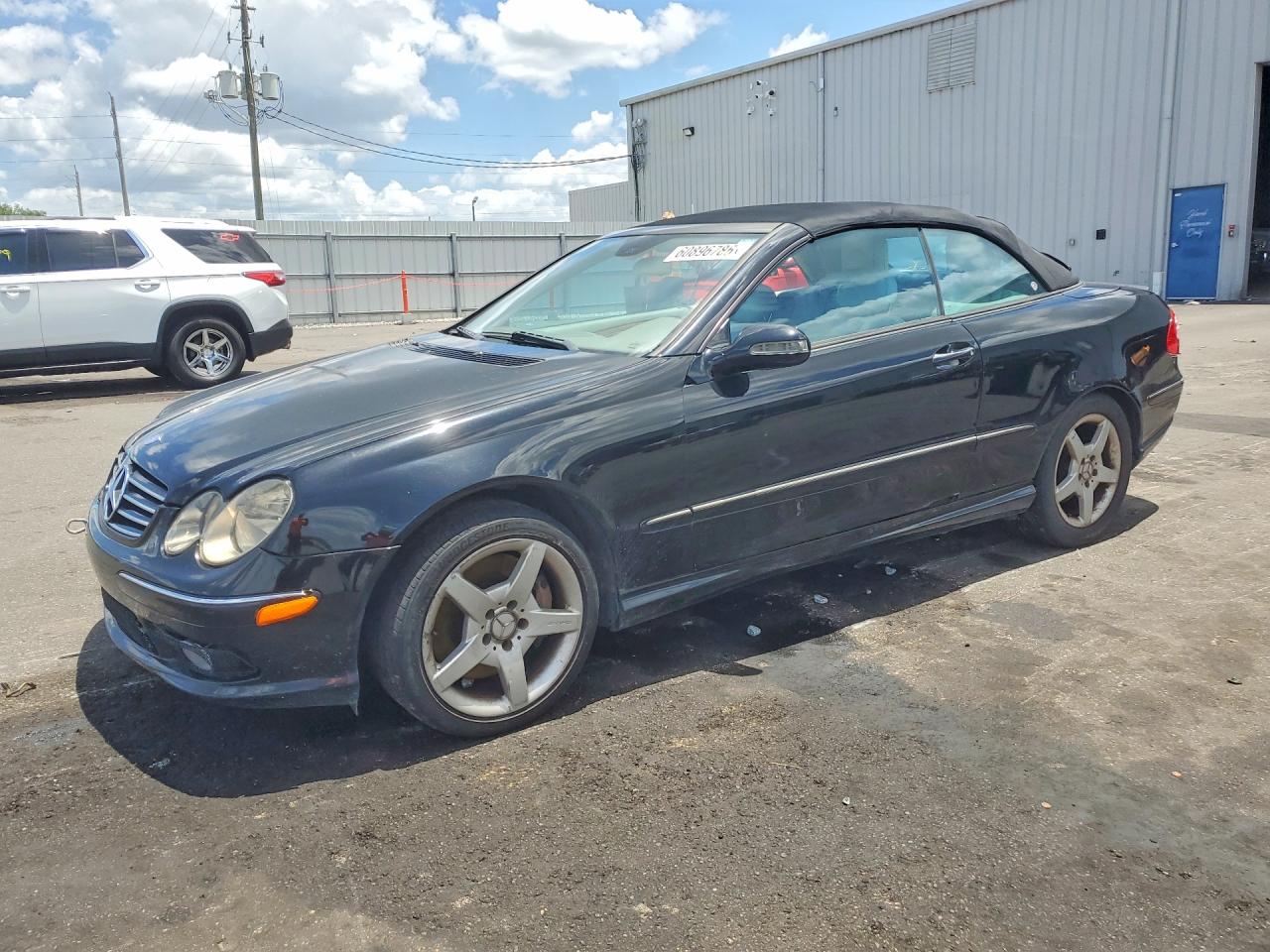 2005 Mercedes-benz Clk 500 Black vin: WDBTK75G85T052843