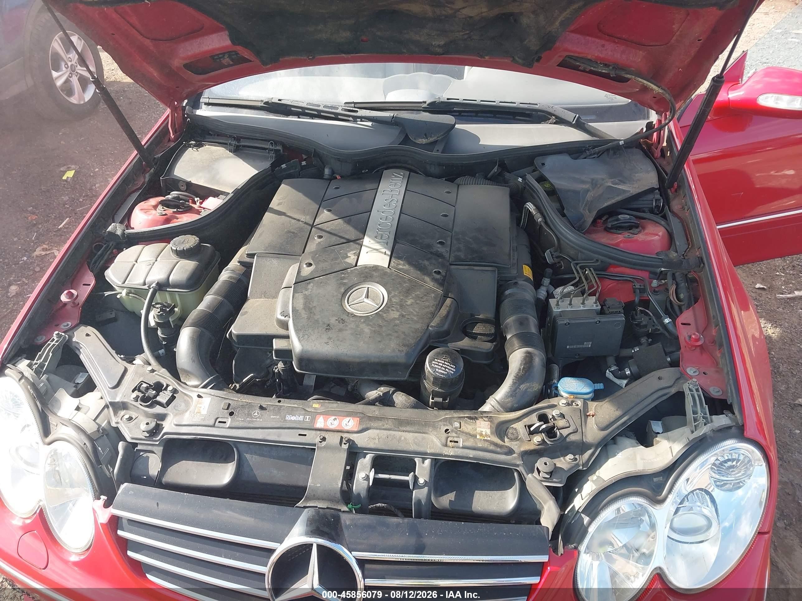 2005 Mercedes-benz Clk 500   Red vin: WDBTK75G95T052852