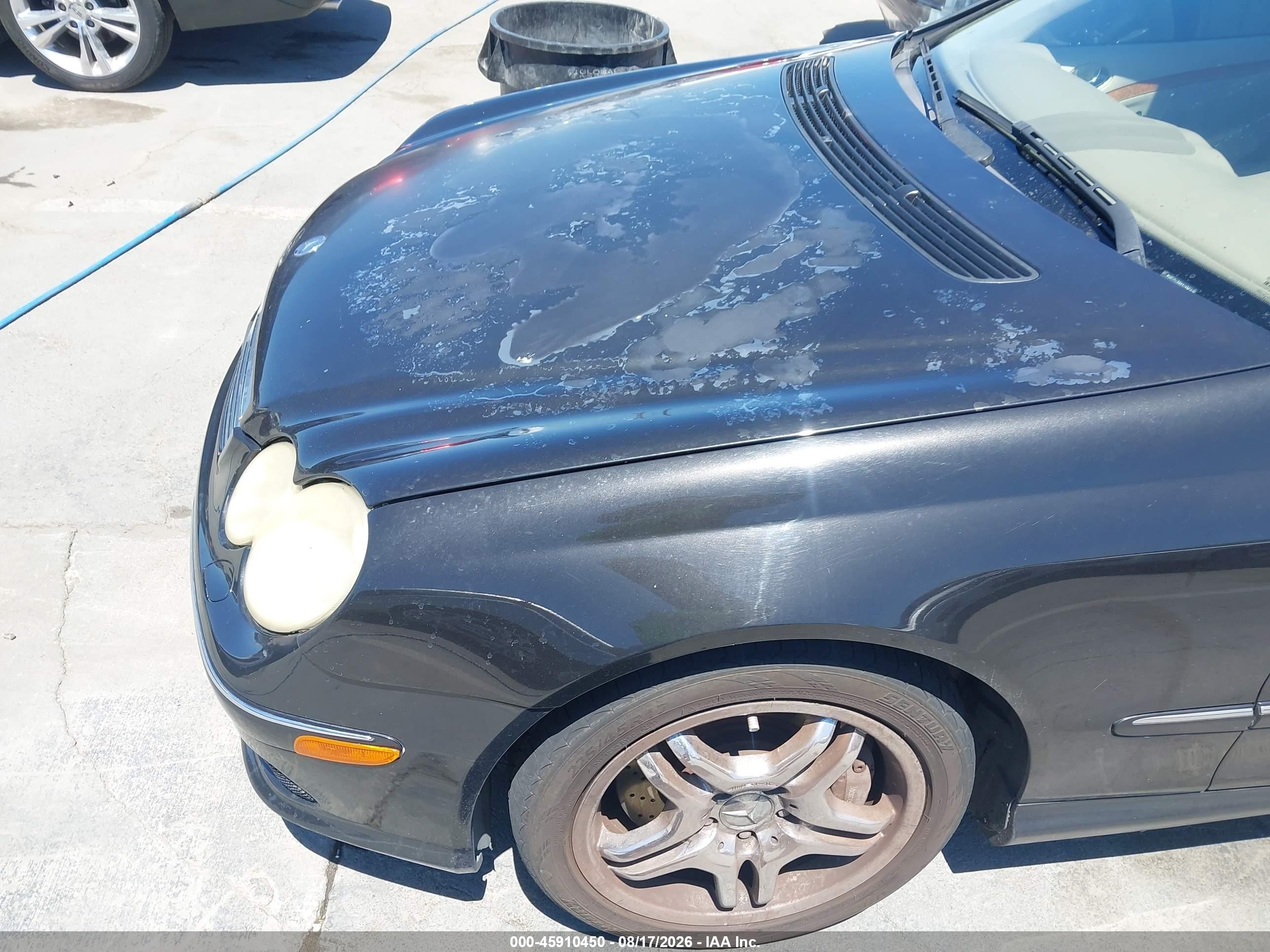 2004 Mercedes-benz Clk 500   Black vin: WDBTK75GX4T007515