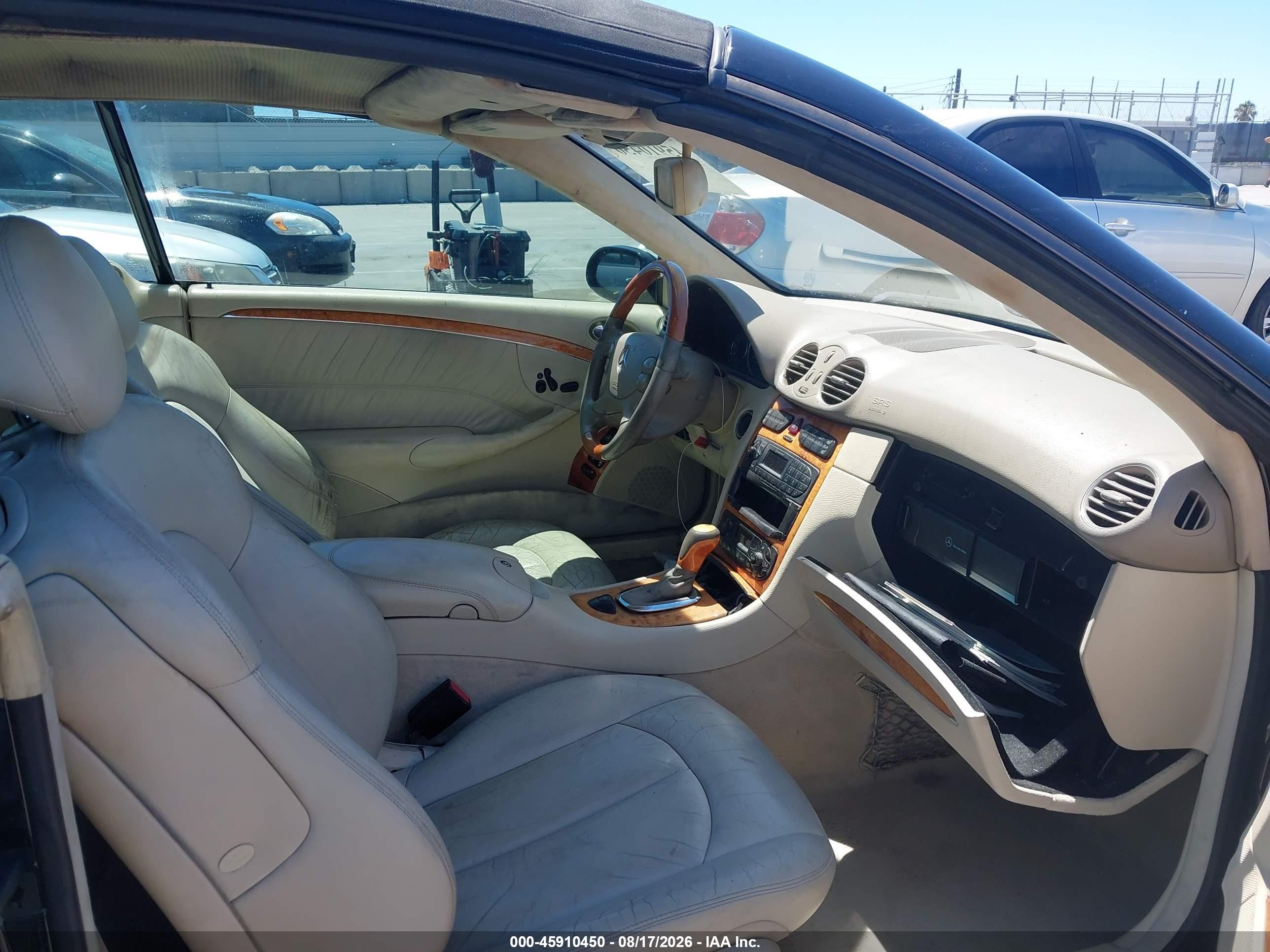 2004 Mercedes-benz Clk 500   Black vin: WDBTK75GX4T007515
