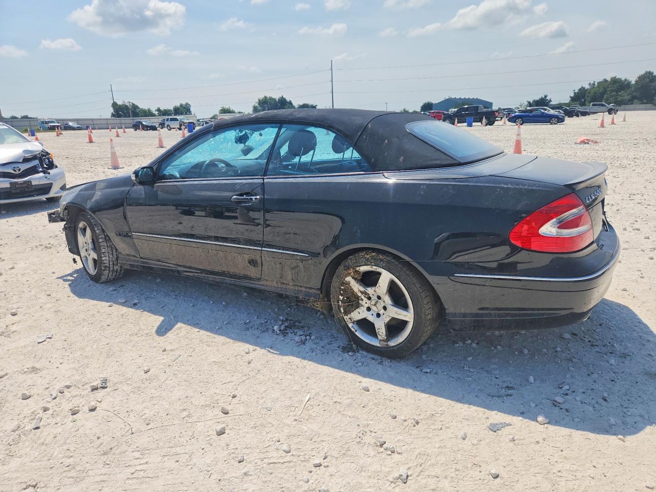 2005 Mercedes-benz Clk 500 Black vin: WDBTK75J25F157047