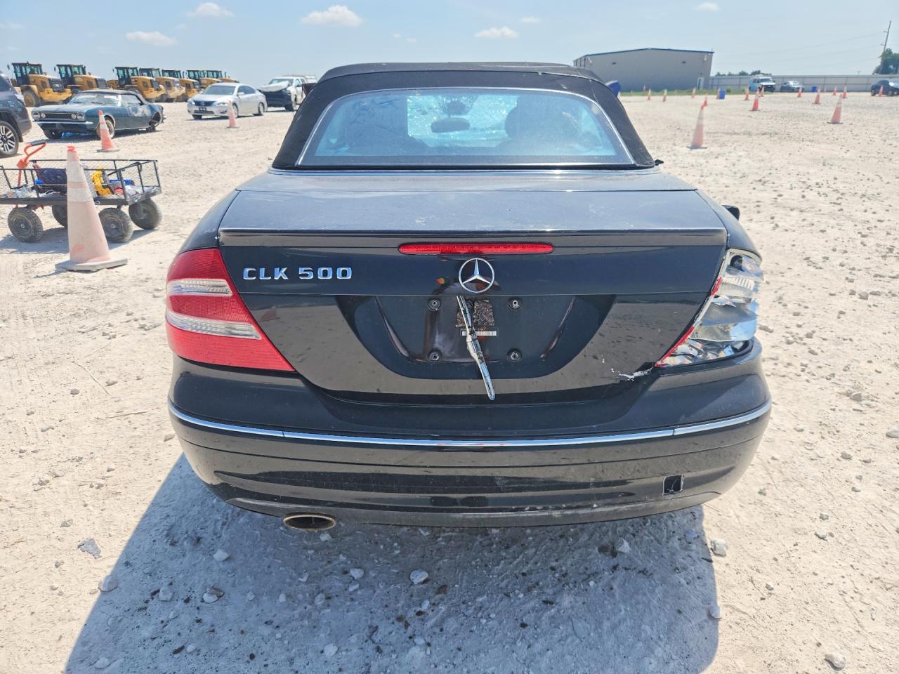 2005 Mercedes-benz Clk 500 Black vin: WDBTK75J25F157047