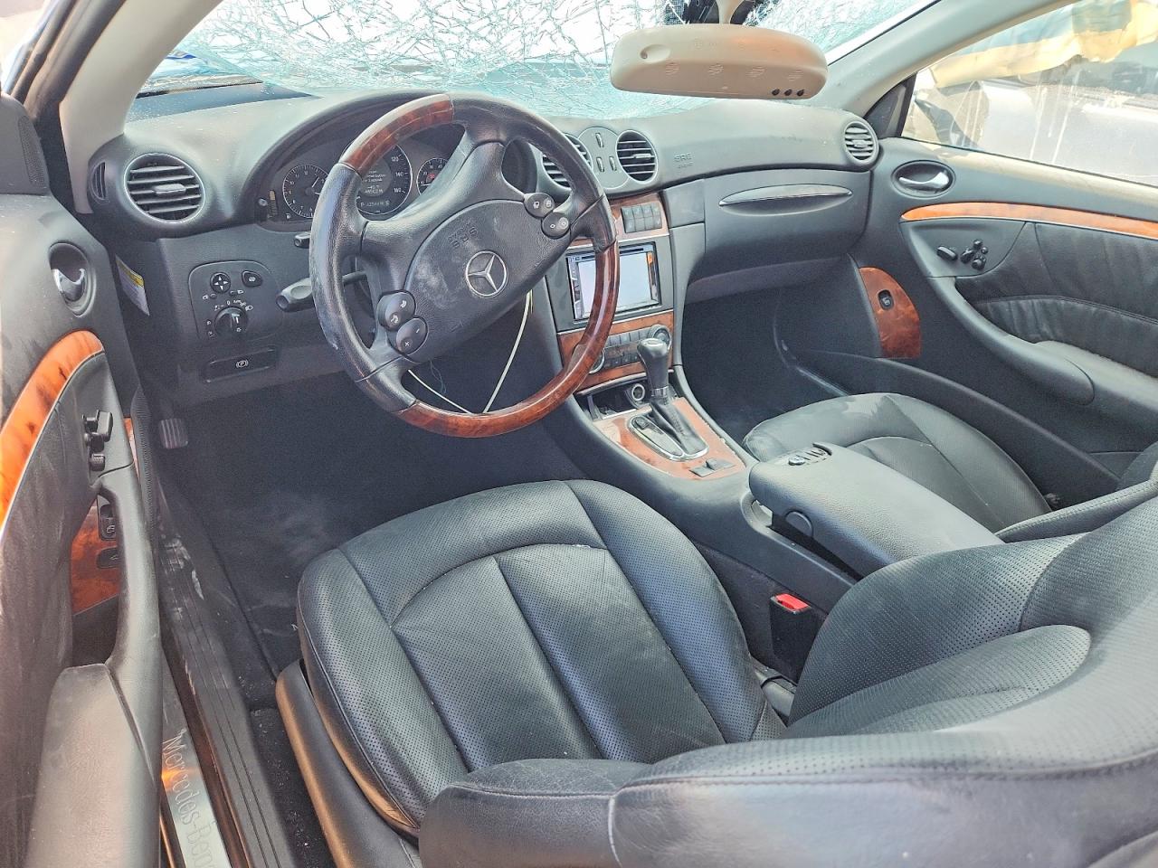 2005 Mercedes-benz Clk 500 Black vin: WDBTK75J25F157047