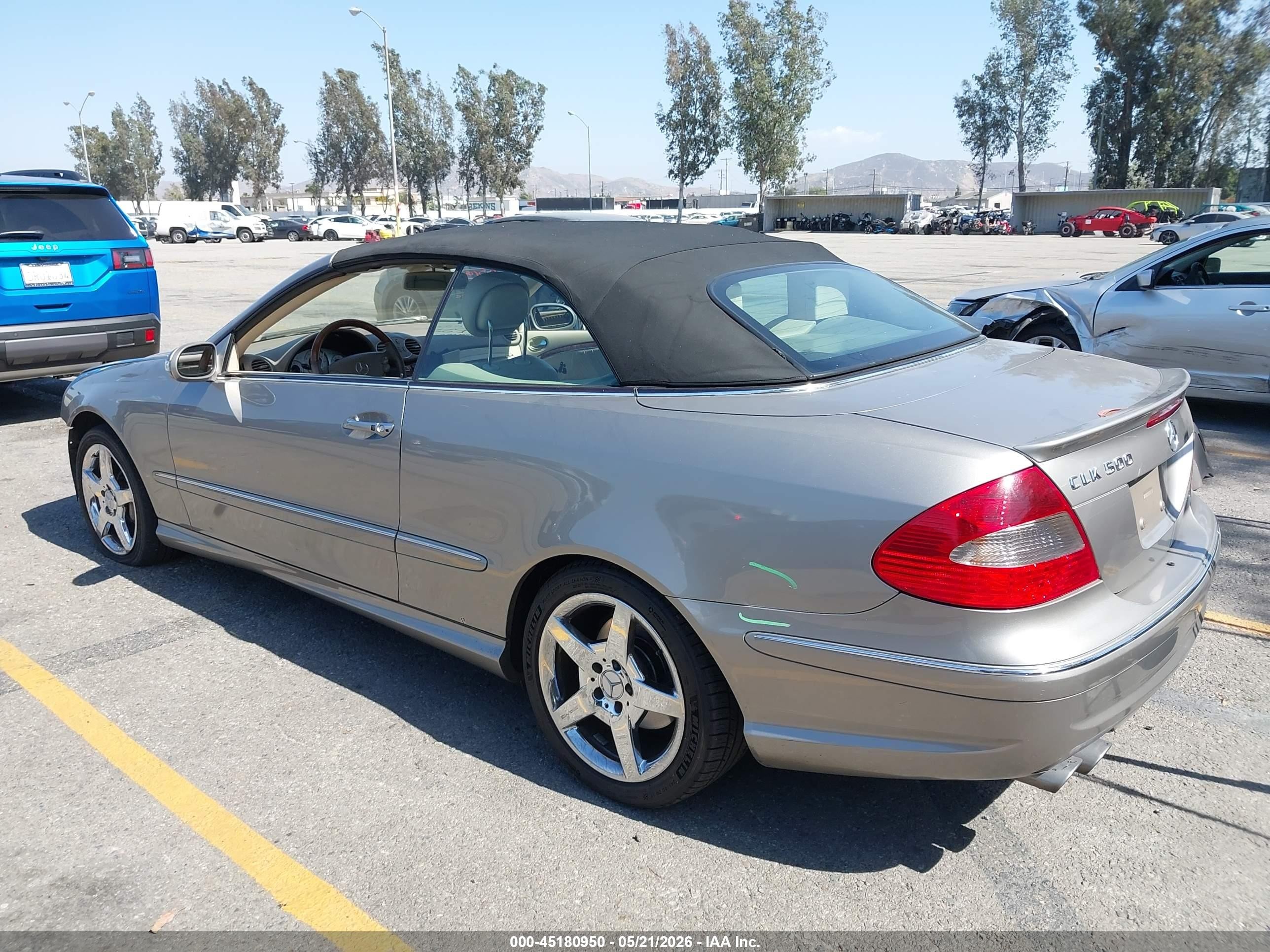 2006 Mercedes-benz Clk 500   Золотой vin: WDBTK75J26F175355