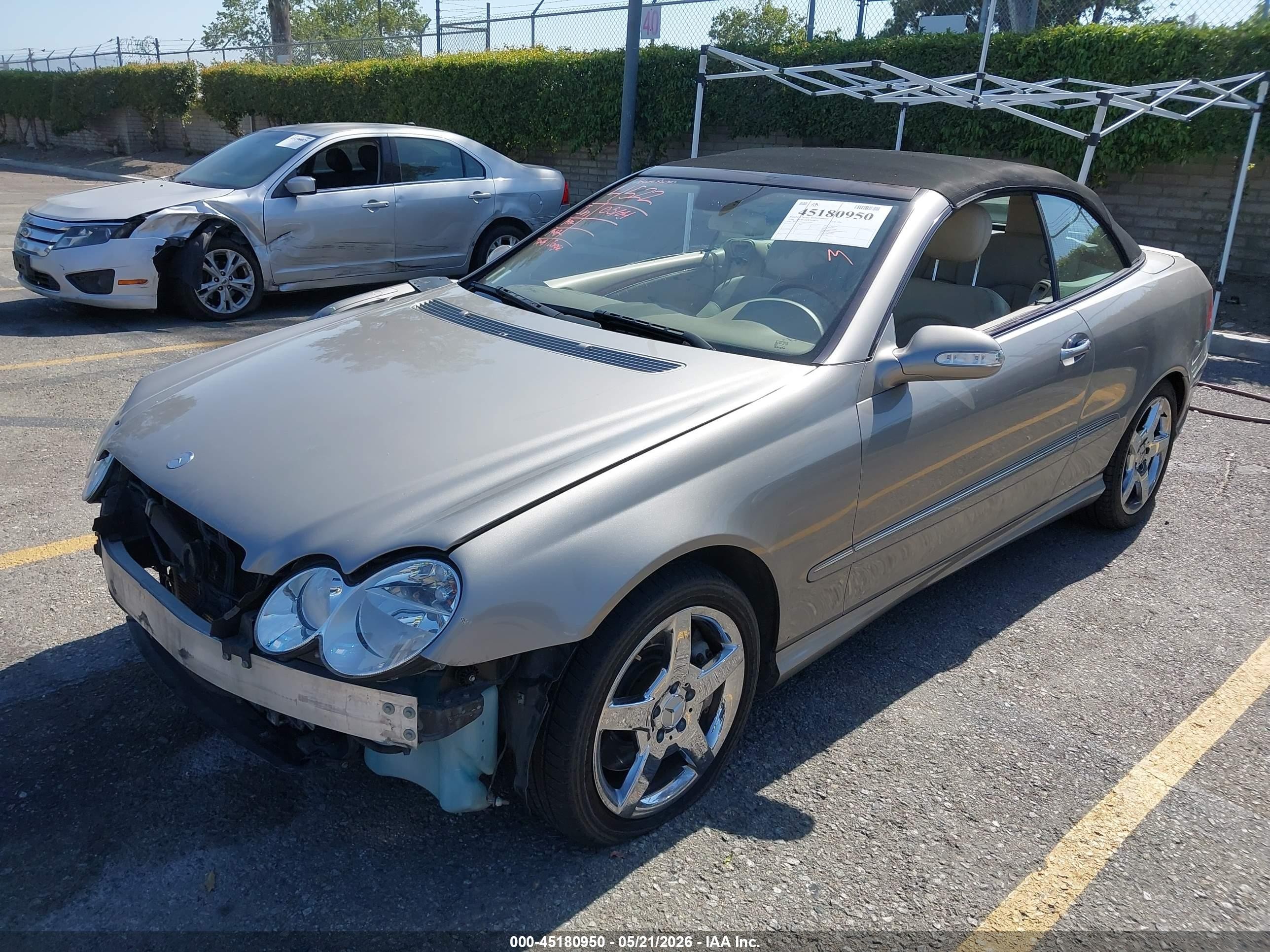 2006 Mercedes-benz Clk 500   Золотой vin: WDBTK75J26F175355