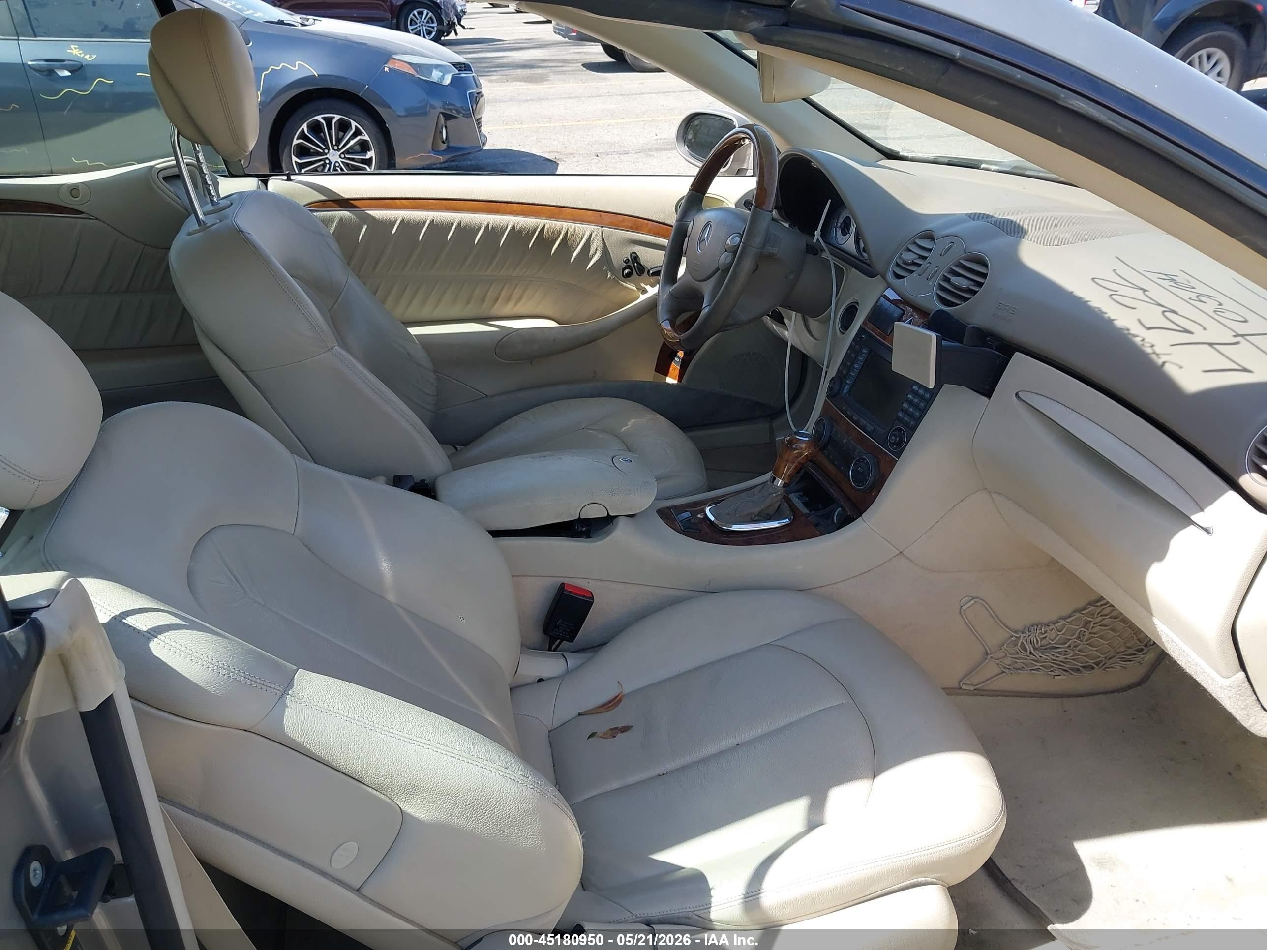 2006 Mercedes-benz Clk 500   Золотой vin: WDBTK75J26F175355